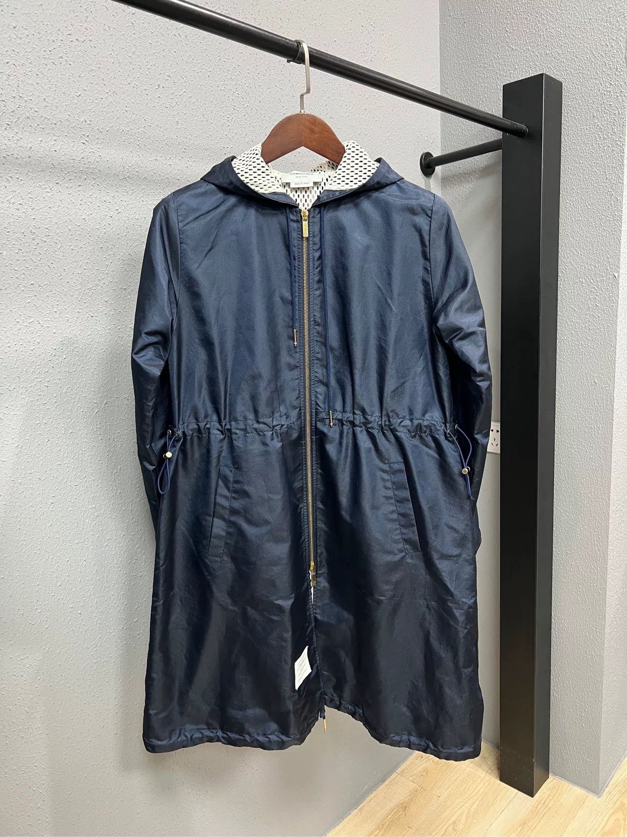 thom browne color block windbreaker jacket