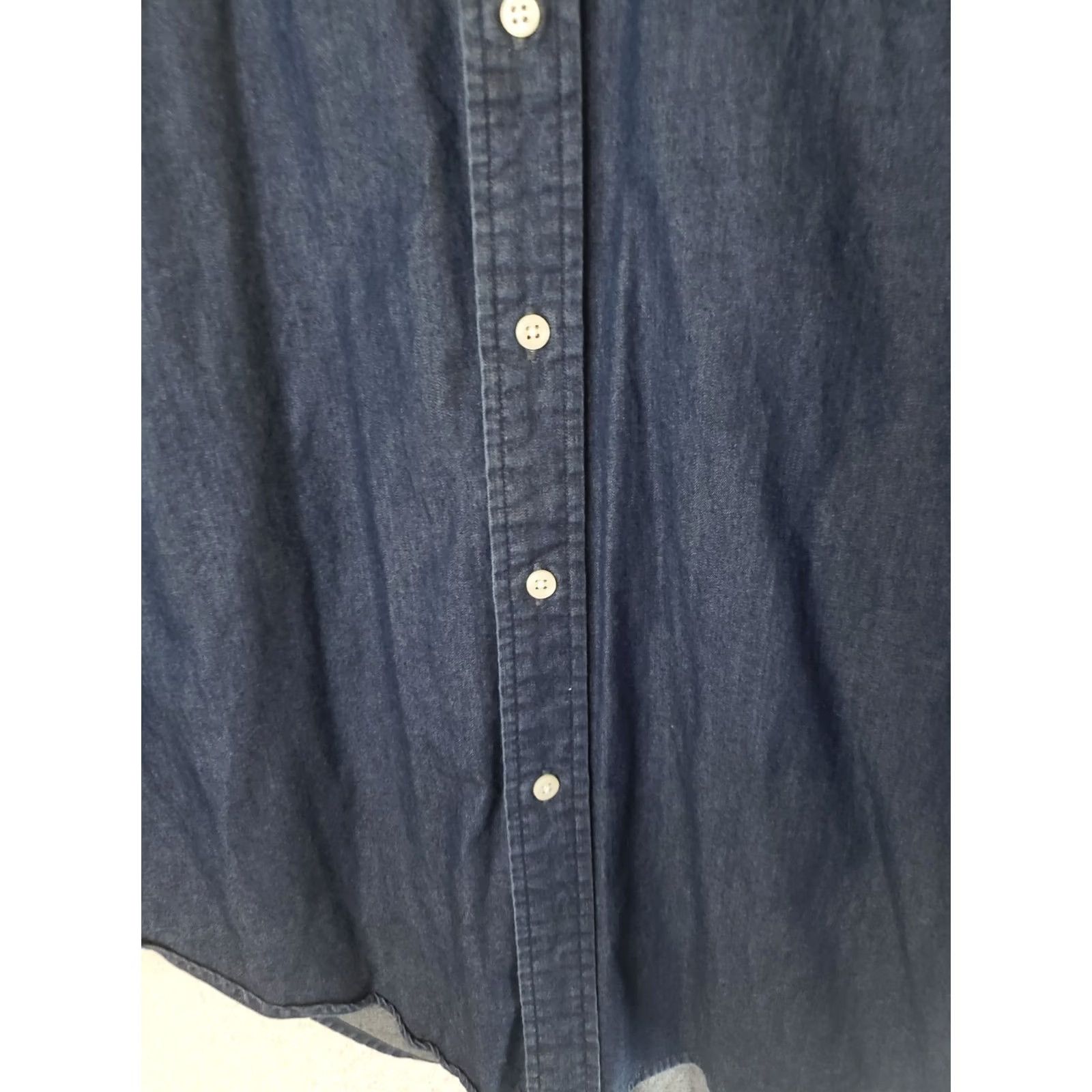 Ralph Lauren Lauren Ralph Lauren Shirt Men M Blue Denim Classic Fit Button L. S. 15 X 32/33 Size US M / EU 48-50 / 2 - 7 Thumbnail