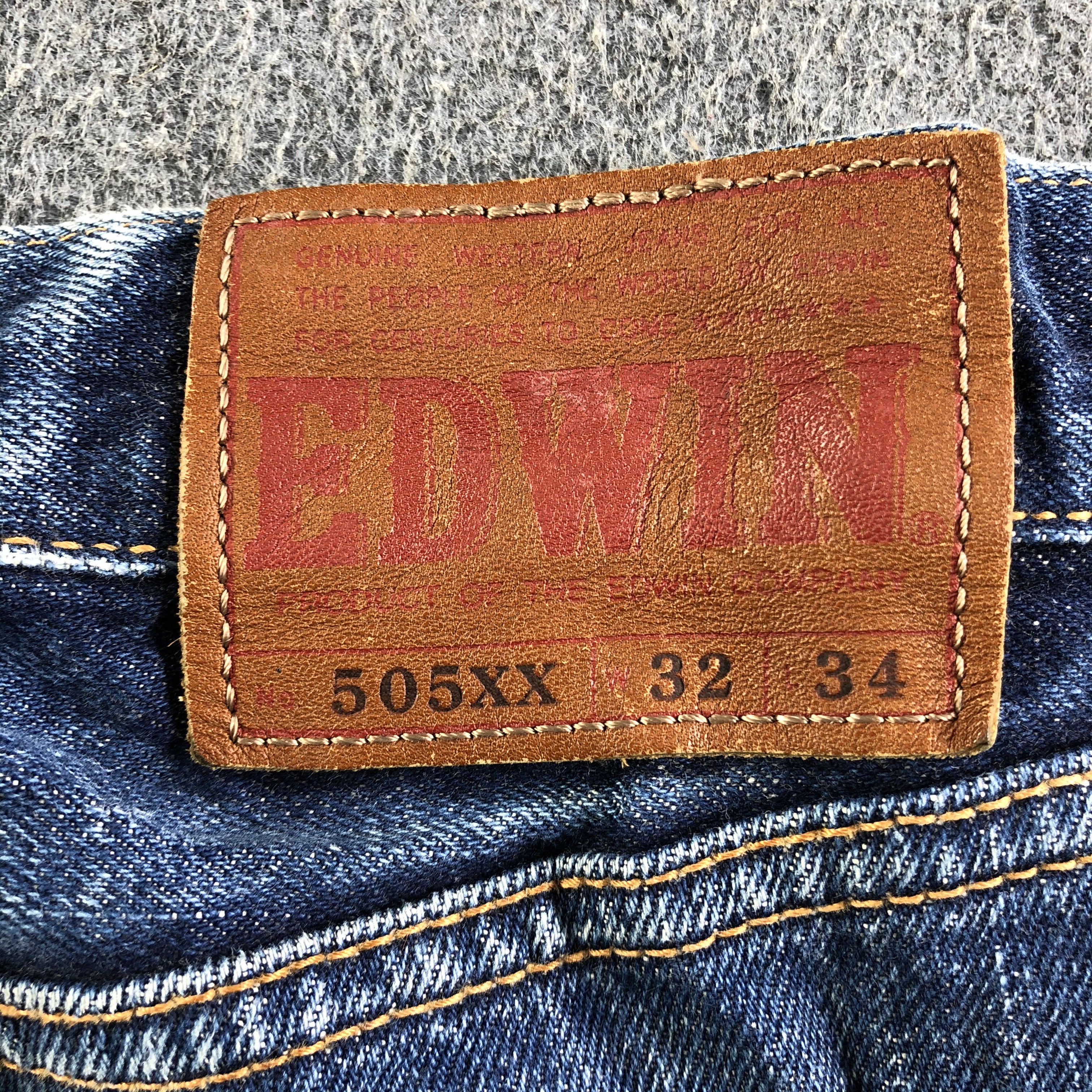 Edwin Vintage Blue Wash Edwin 505 Jeans-J3581 Size US 32 / EU 48 - 5 Thumbnail