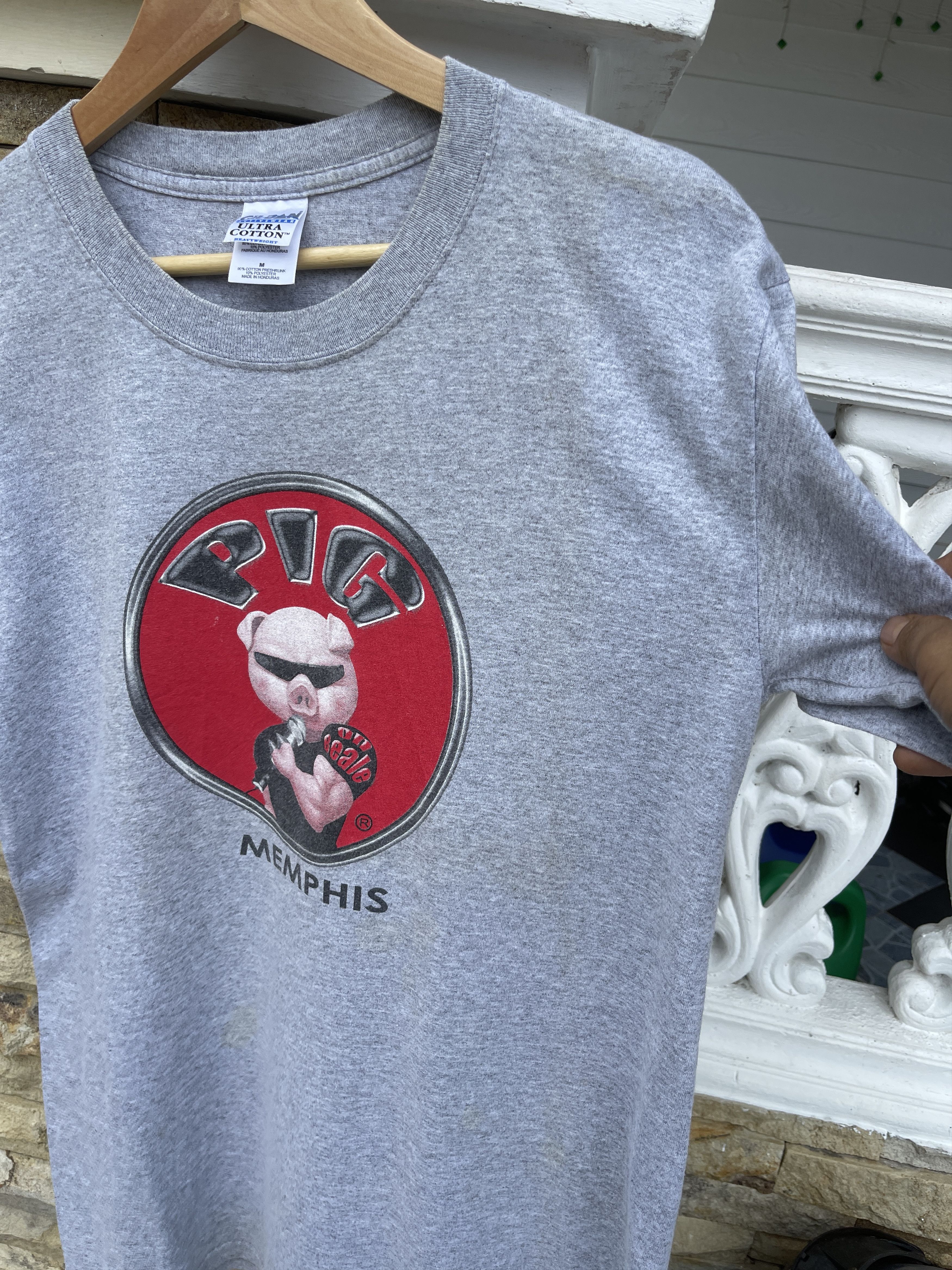 Vintage Last Drop🔥Rare🔥Vtg Humor PIG Pork With An Attitude T-Shirt Size US M / EU 48-50 / 2 - 6 Thumbnail
