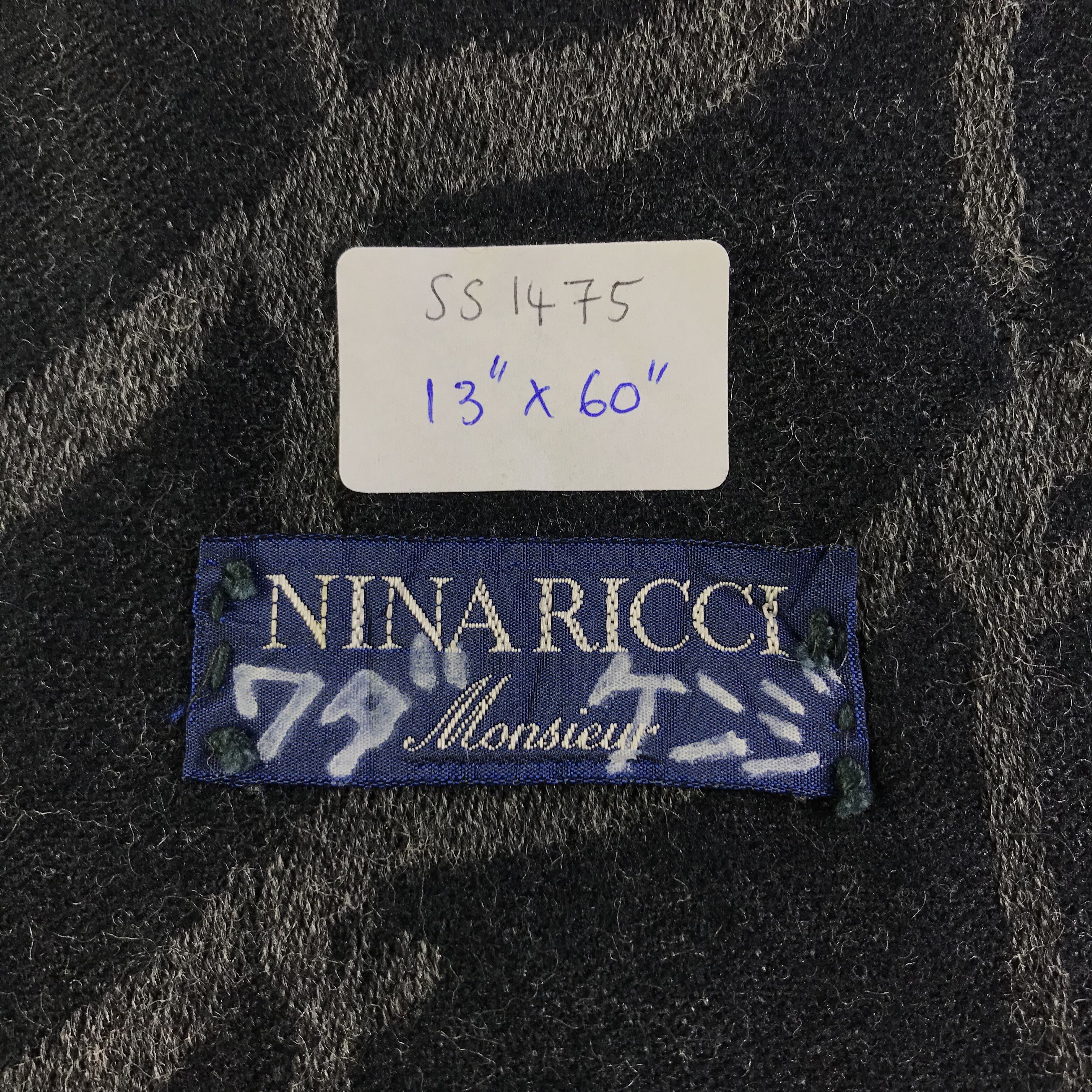 Nina Ricci × Vintage Nina Ricci Scarf / Muffler / Neckwear SS1475 Size ONE SIZE - 6 Thumbnail