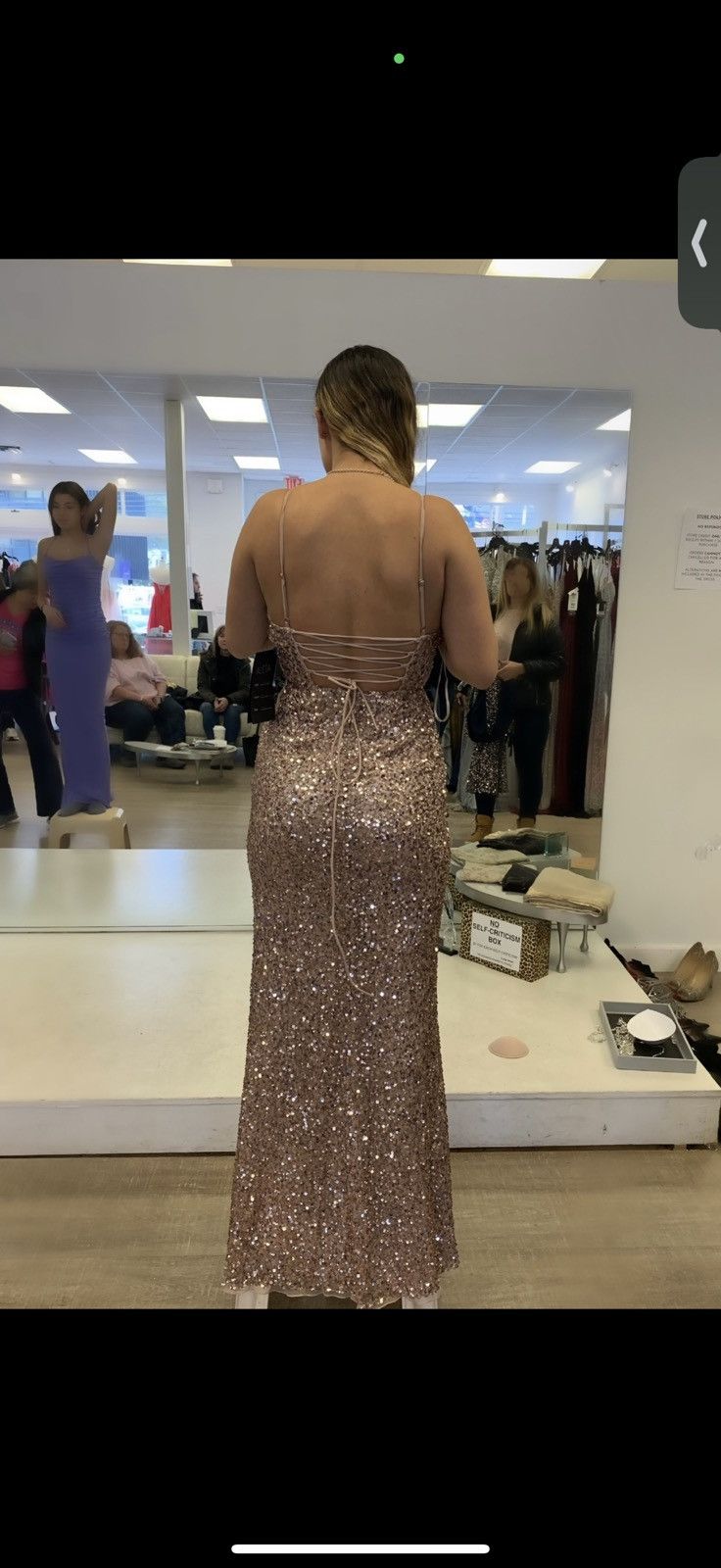 Other Aleta 333 Size: 4 Fitted Formal Long Dress Size S / US 4 / IT 40 - 3 Thumbnail