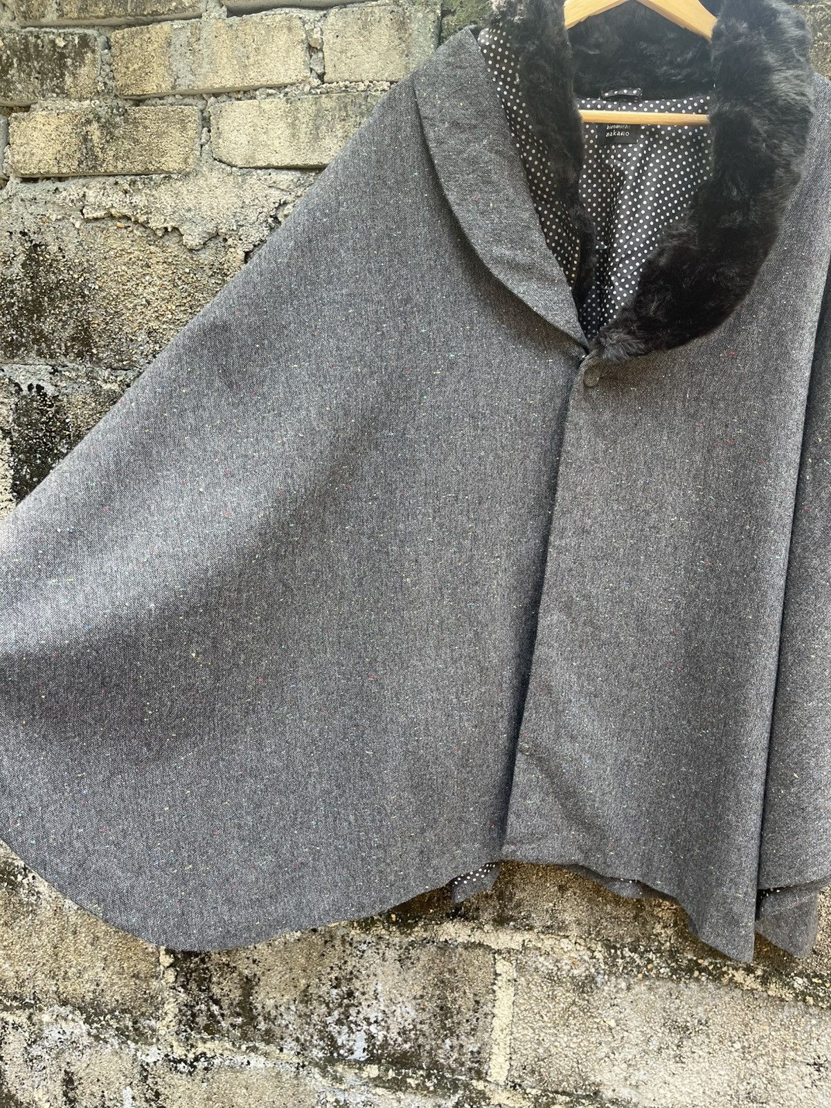 Issey Miyake Hiromichi Nakano Avant-Garde Cape Fur Collar Size US L / EU 52-54 / 3 - 5 Thumbnail