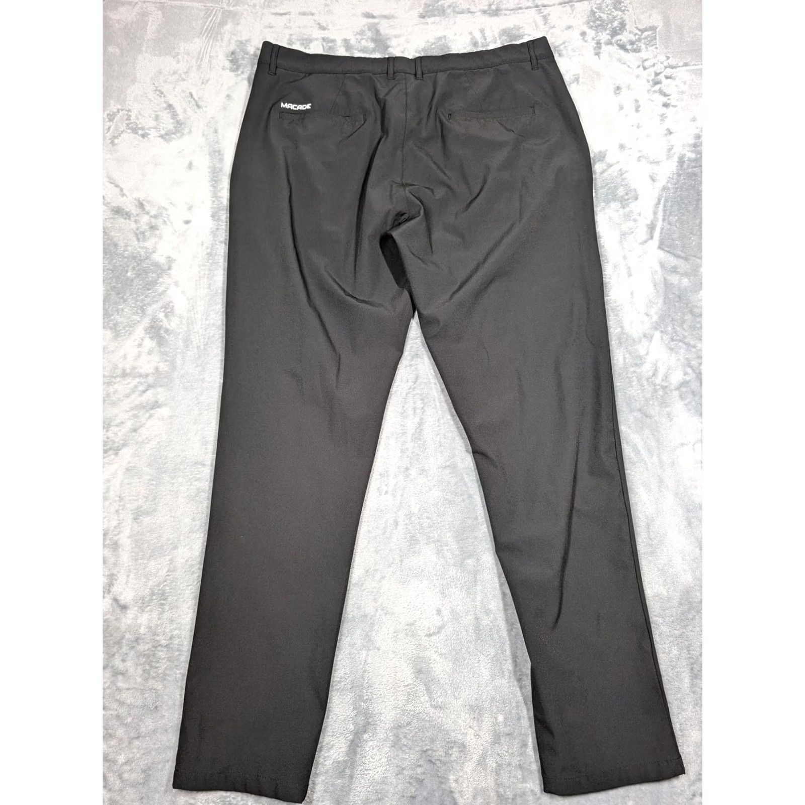 Vintage Macade Golf Pants Mens 38x34 Black Slim Fit Performance Stretch Lightweight Modern Size US 38 / EU 54 - 7 Thumbnail
