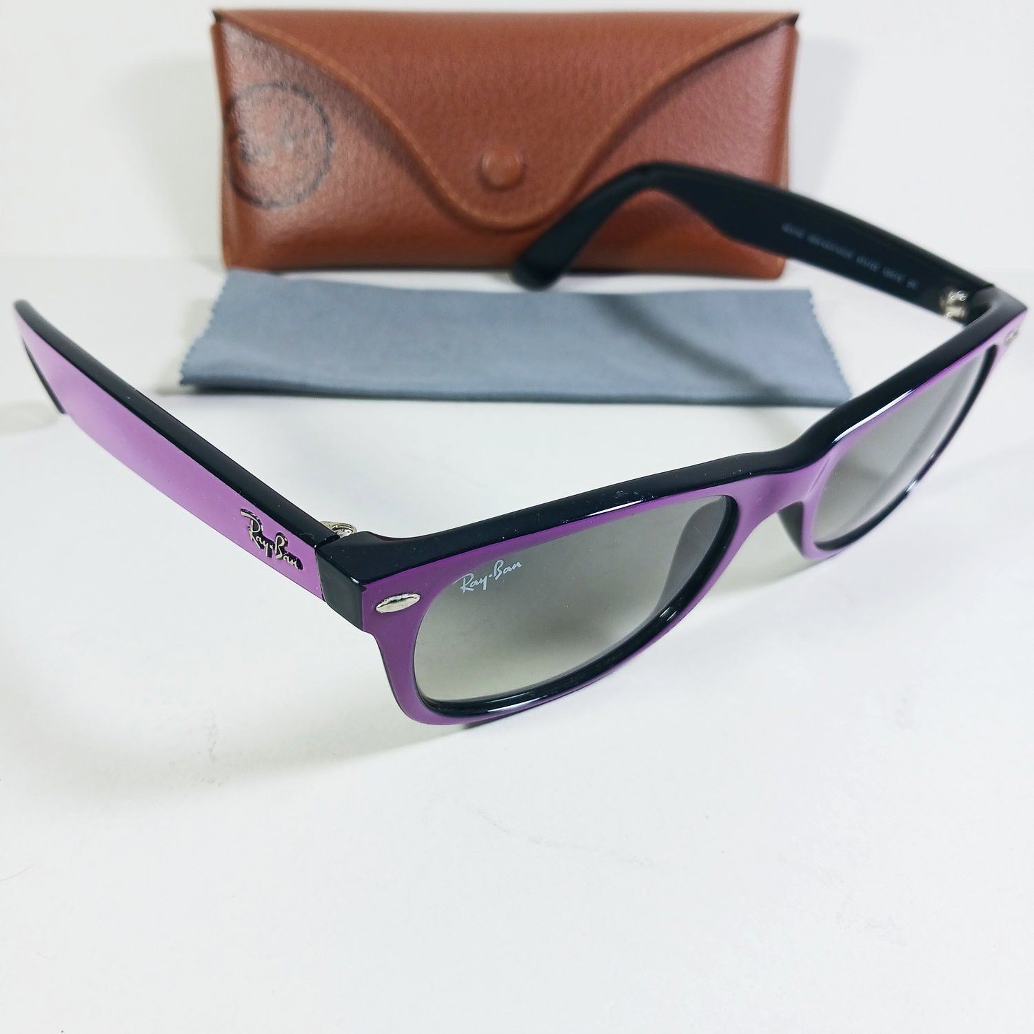 Purple ray ban wayfarer sunglasses deals