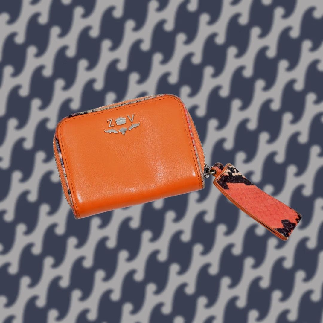 Zadig & Voltaire Zadig Voltaire Mini Zv Leather Orange Wallet Size ONE SIZE - 1 Thumbnail