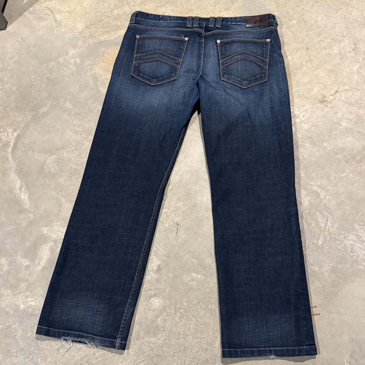 Armani Exchange Vintage 2000s Armani Exchange Faded Baggy Jeans ERD Grunge Size US 38 / EU 54 - 2 Thumbnail