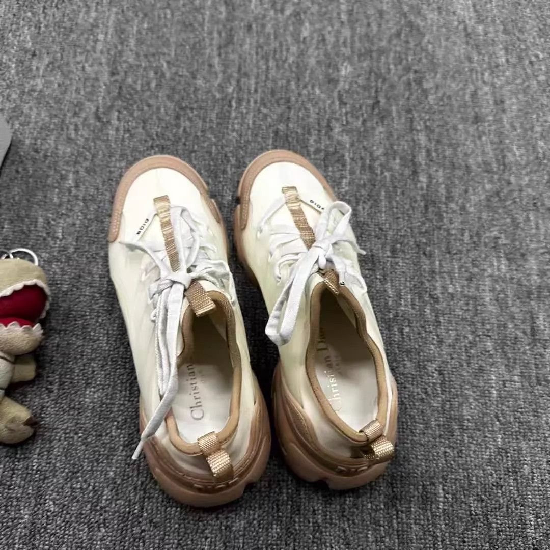 Dior Dior 99 new nude colorblock dad shoe 36 EU with box Size US 5.5 / IT 35.5 - 5 Thumbnail
