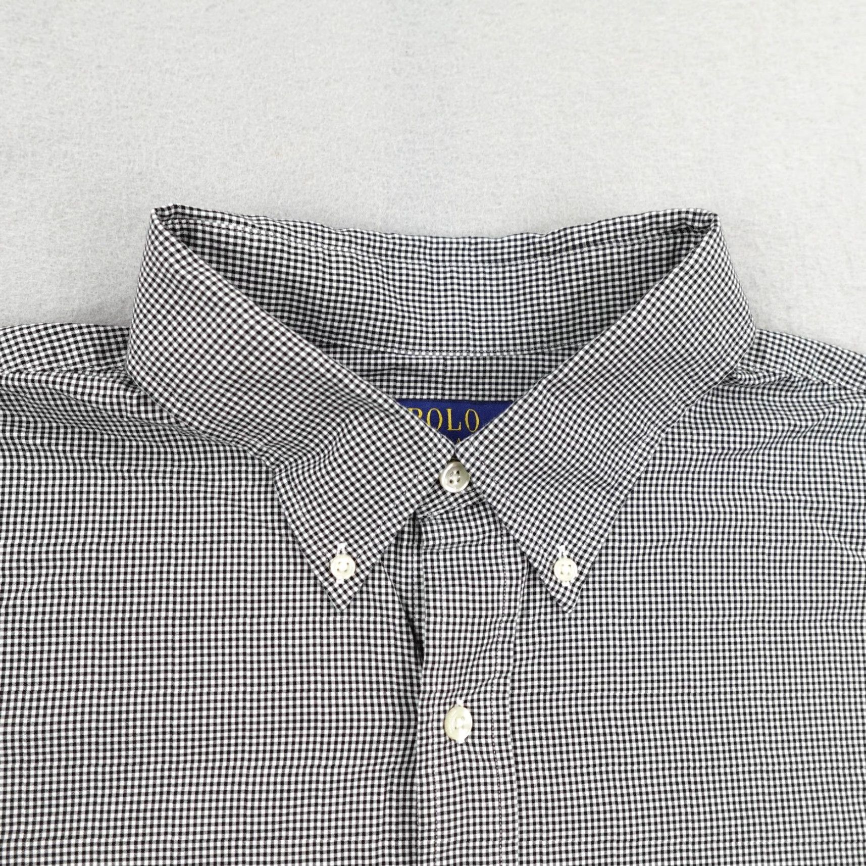 Polo Ralph Lauren Polo Ralph Lauren Shirt Mens 2XL Black White Gingham Plaid Performance Flex 18.5 Size US XXL / EU 58 / 5 - 2 Thumbnail