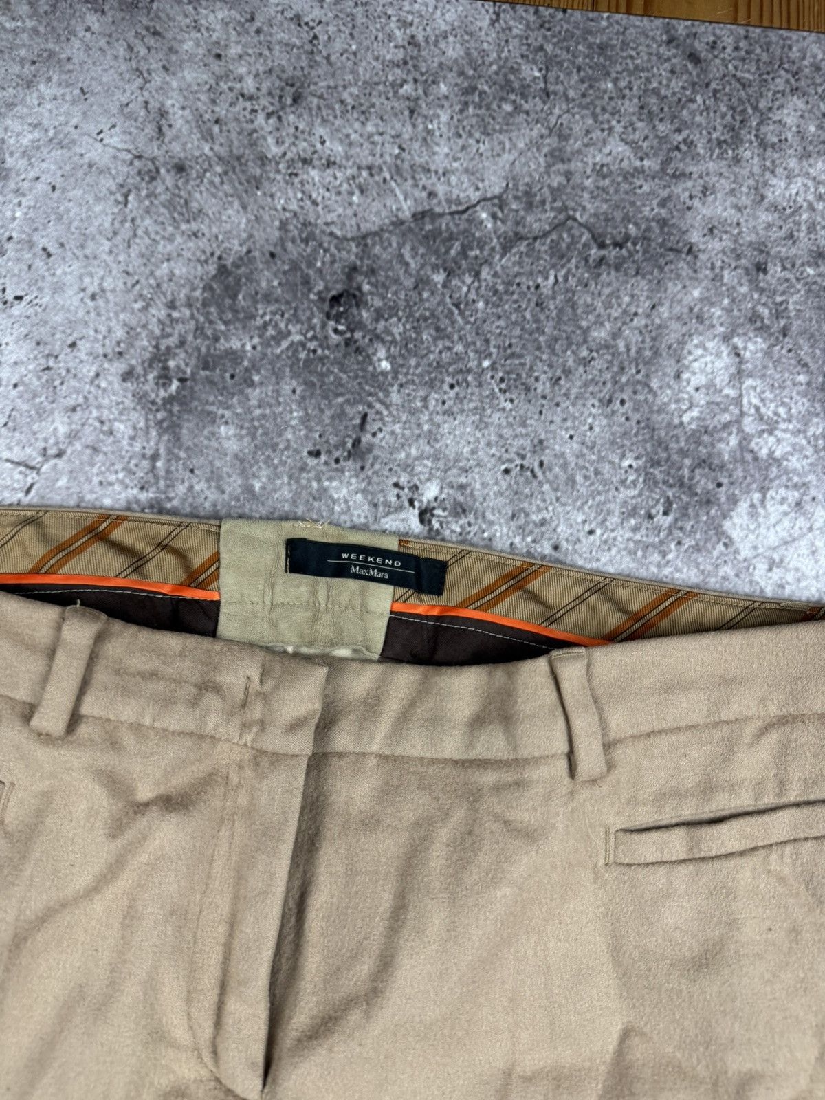 Max Mara MAX MARA Italy Bell Bottom Wool Casual Trousers Cashemere Size 36" / US 14 / IT 50 - 3 Thumbnail
