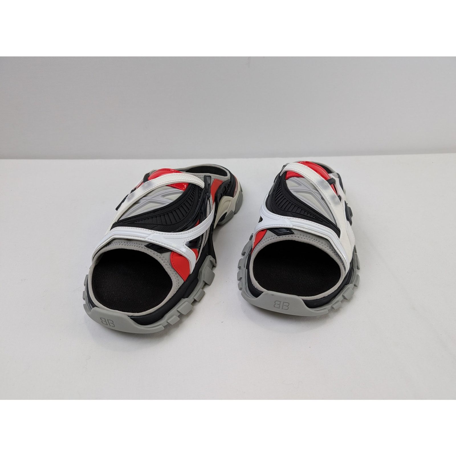 Balenciaga o1rshd1 Trcl Slide Slipper in Black/Grey/Red Size US 13 / EU 46 - 8 Thumbnail