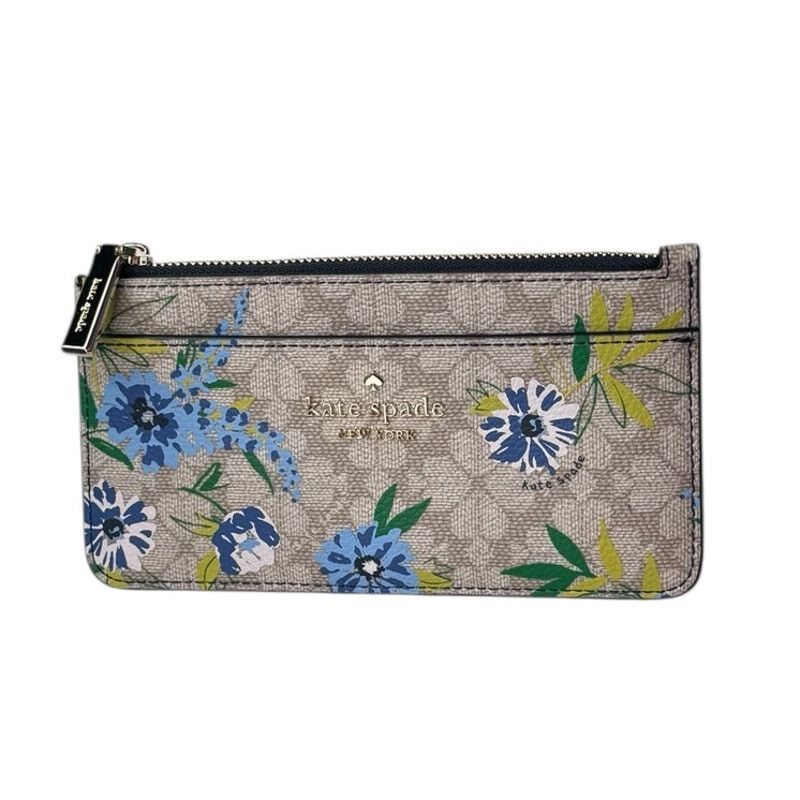 Kate Spade Kate Spade Spade Flower Floral Large Slim Card Holder Size ONE SIZE - 1 Thumbnail