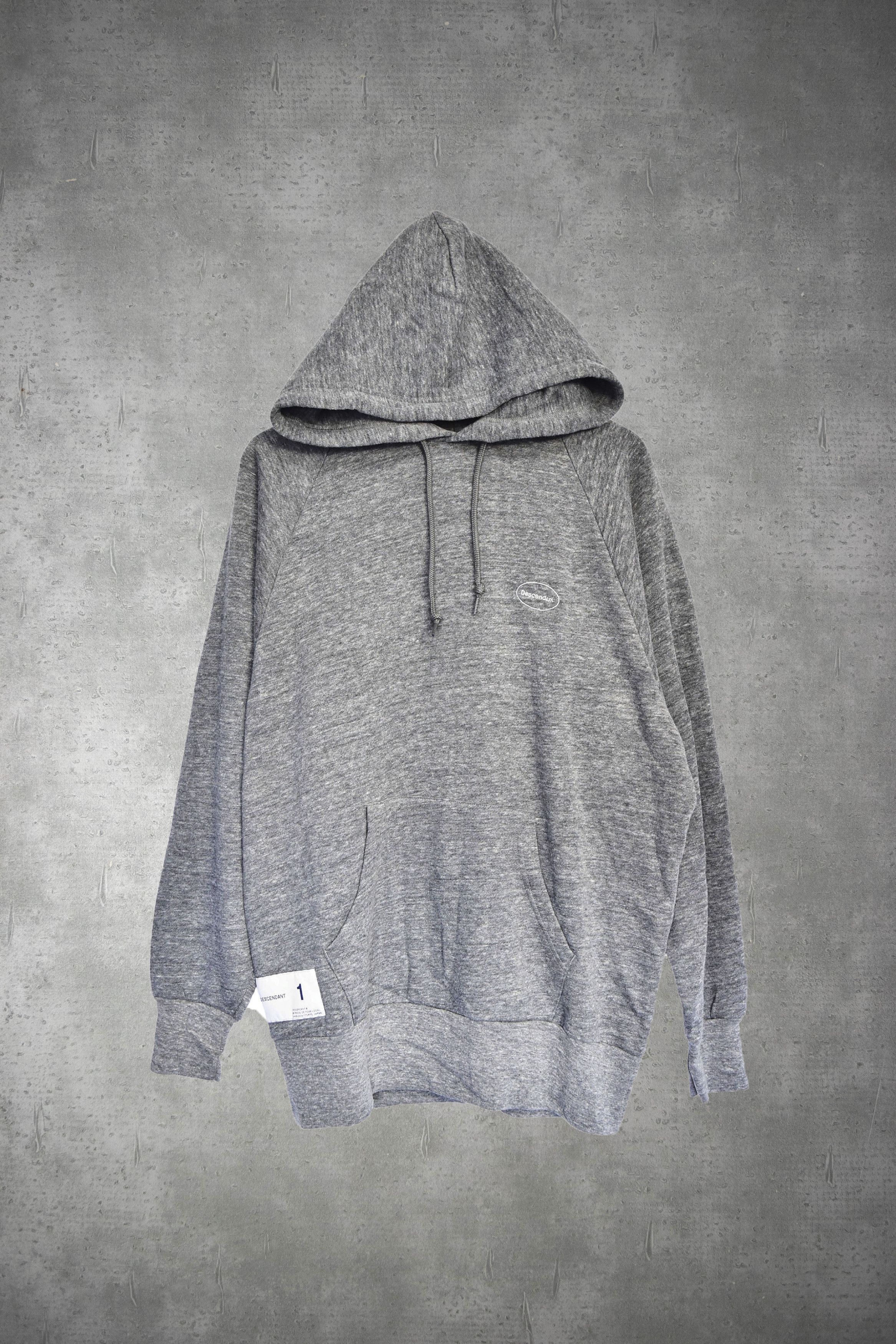 image of Descendant/small Logo Hooded/14782 - 0716 80 in Grey, Men's (Size Medium)