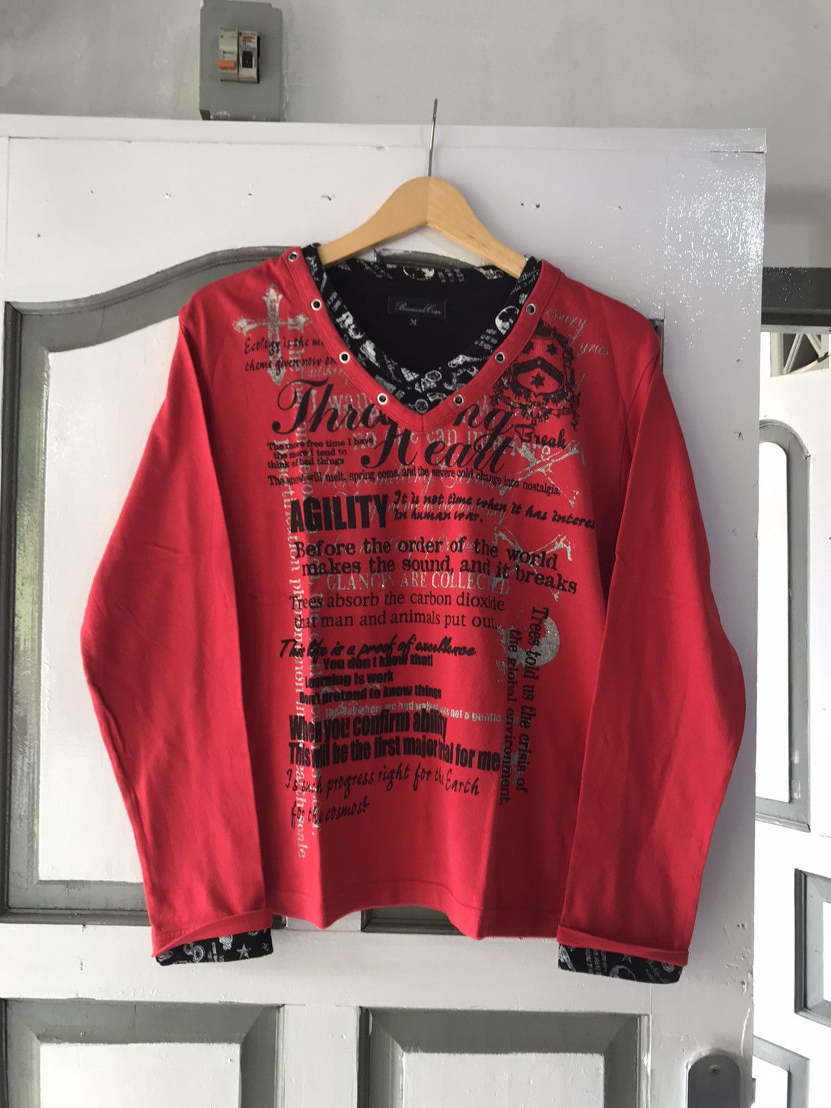 14th Addiction × 20471120 × If Six Was Nine Y2K Beamount Car Punk Longsleeve Size US M / EU 48-50 / 2 - 1 Thumbnail
