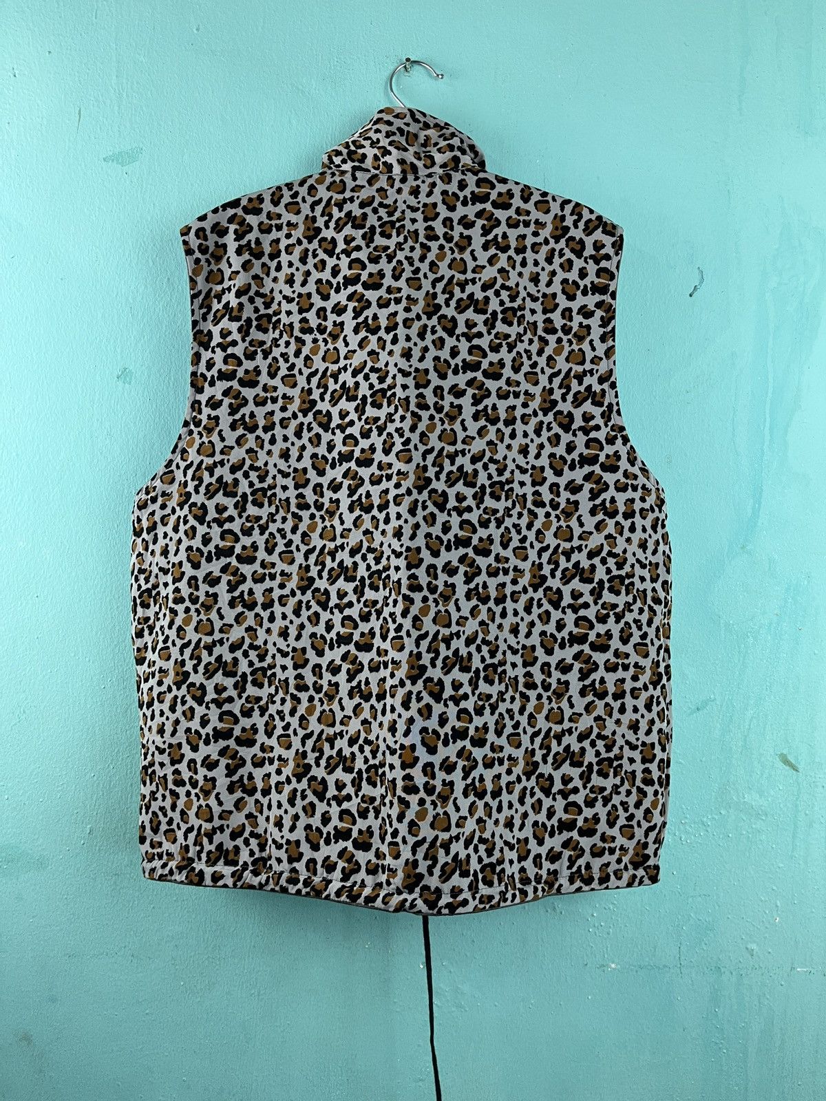 Vintage Genuine Leather Reversible Leopard Vest Jacket Size US M / EU 48-50 / 2 - 4 Thumbnail