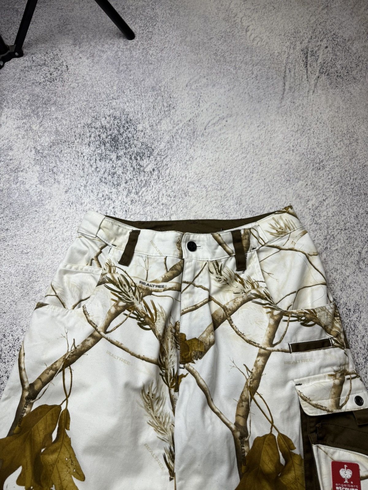 Vintage Vintage Engelbert Strauss Cargo Workwear Denim Shorts Size US 32 / EU 48 - 2 Thumbnail