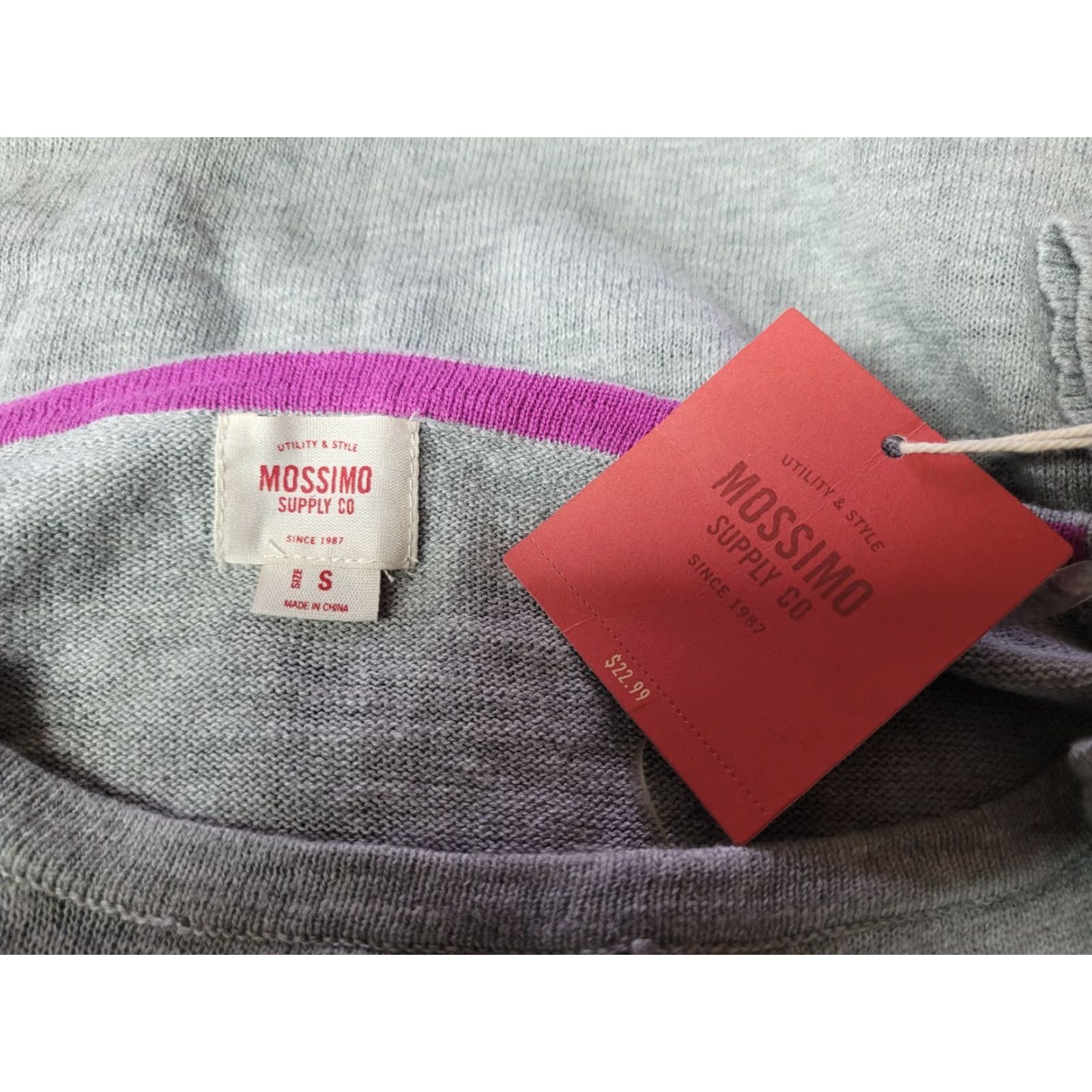 Mossimo Womens Mossimo Owl Pullover Sweater Small Intarsia NWT NEW Gray Cotton 100% Mossimo Owl Pullover Sweater Mens Womens Girls Boys Size S / US 4 / IT 40 - 3 Thumbnail