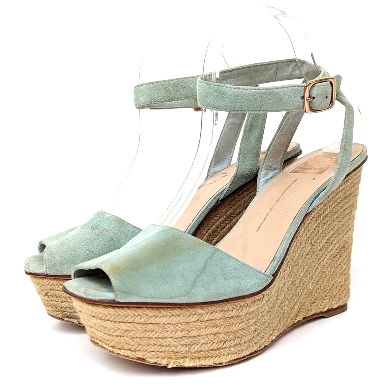 Dolce Vita Dolce Vita Suede Leather Platform Espadrille Wedge Sandals Size US 9 / IT 39 - 1 Thumbnail
