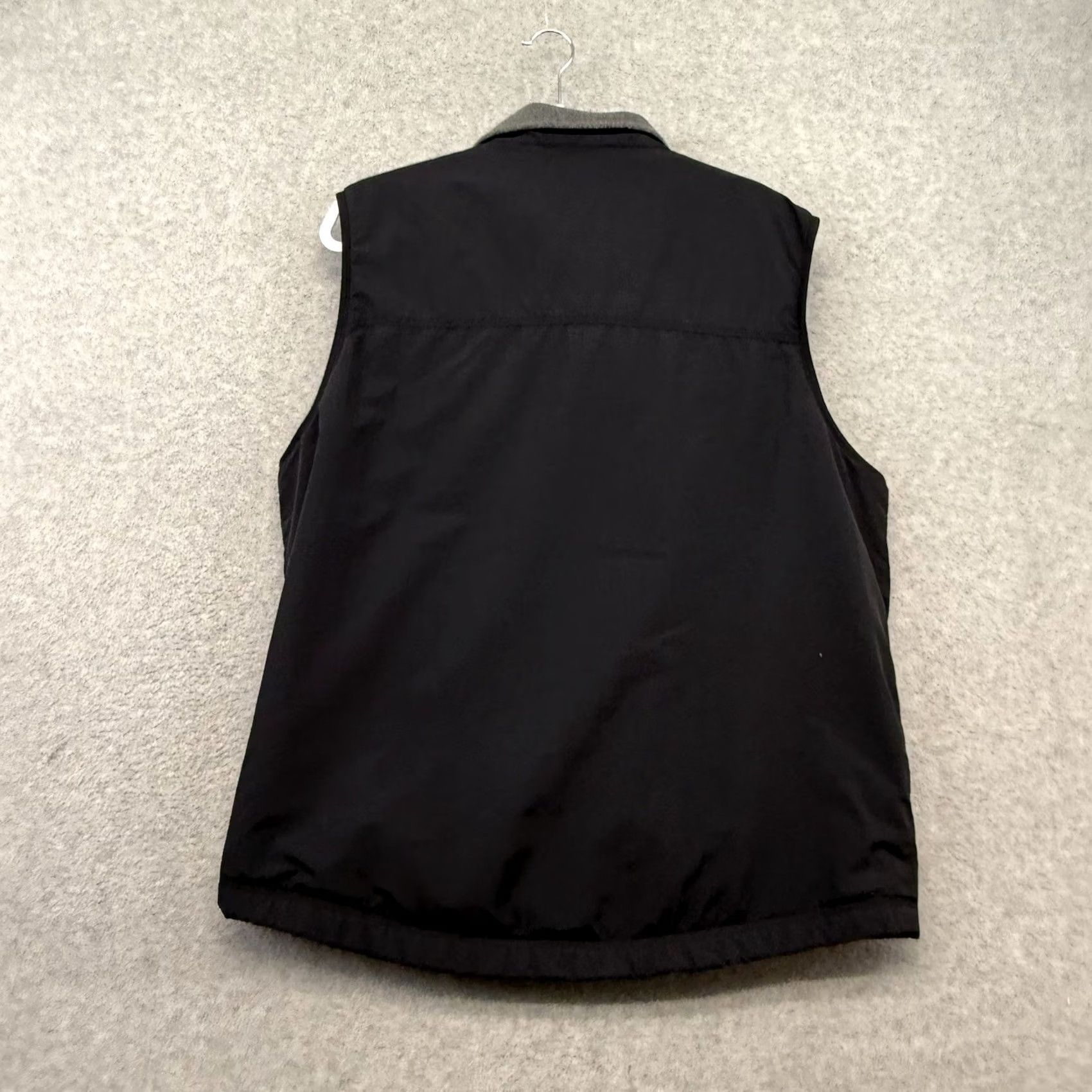 Vintage LL Bean Mens LT Vest Fleece Lined Black Windbreaker Outdoor Vest LT Tall Large Size US L / EU 52-54 / 3 - 7 Thumbnail