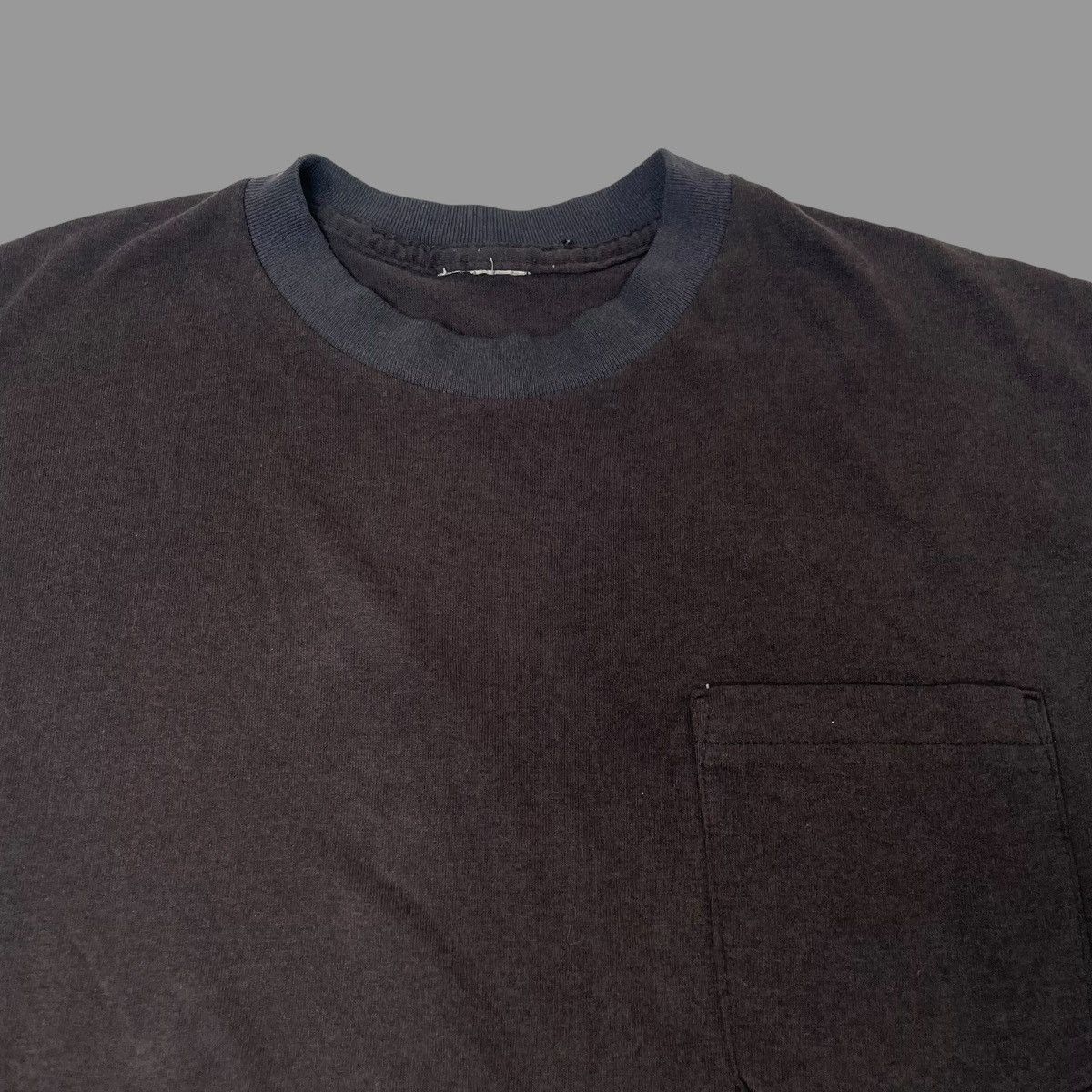 Vintage Vintage 80s two tone blank t shirt Size US M / EU 48-50 / 2 - 3 Thumbnail