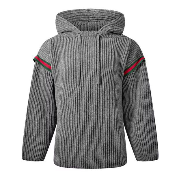 image of Gucci O1G2R1Mq0424 Hoodie In Grey, Men's (Size XL)