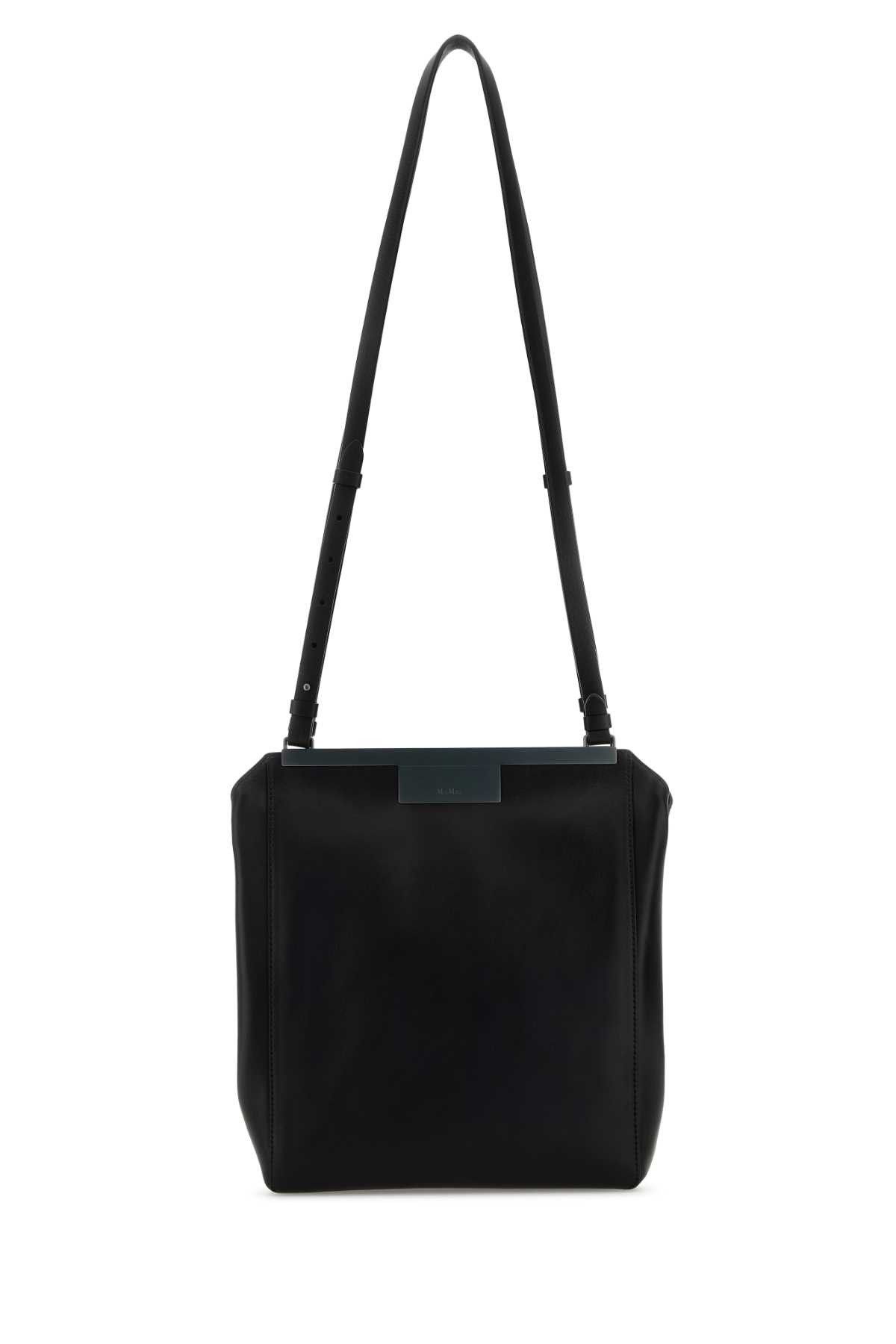 Max Mara Black Leather Mmsummer Shoulder Bag Size ONE SIZE - 1 Thumbnail