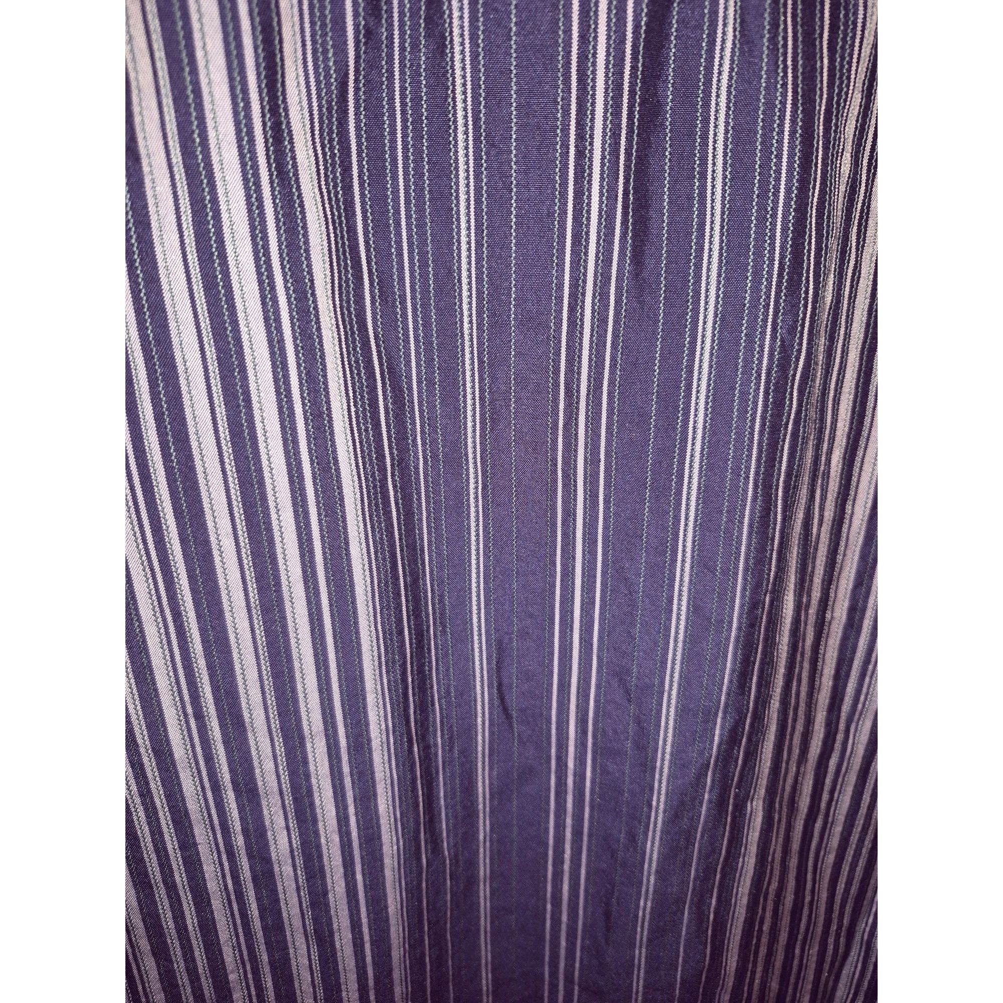 Tommy Bahama Tommy Bahama Mens Medium 100% Silk Navy Striped Button-Up Lo Size US M / EU 48-50 / 2 - 5 Thumbnail