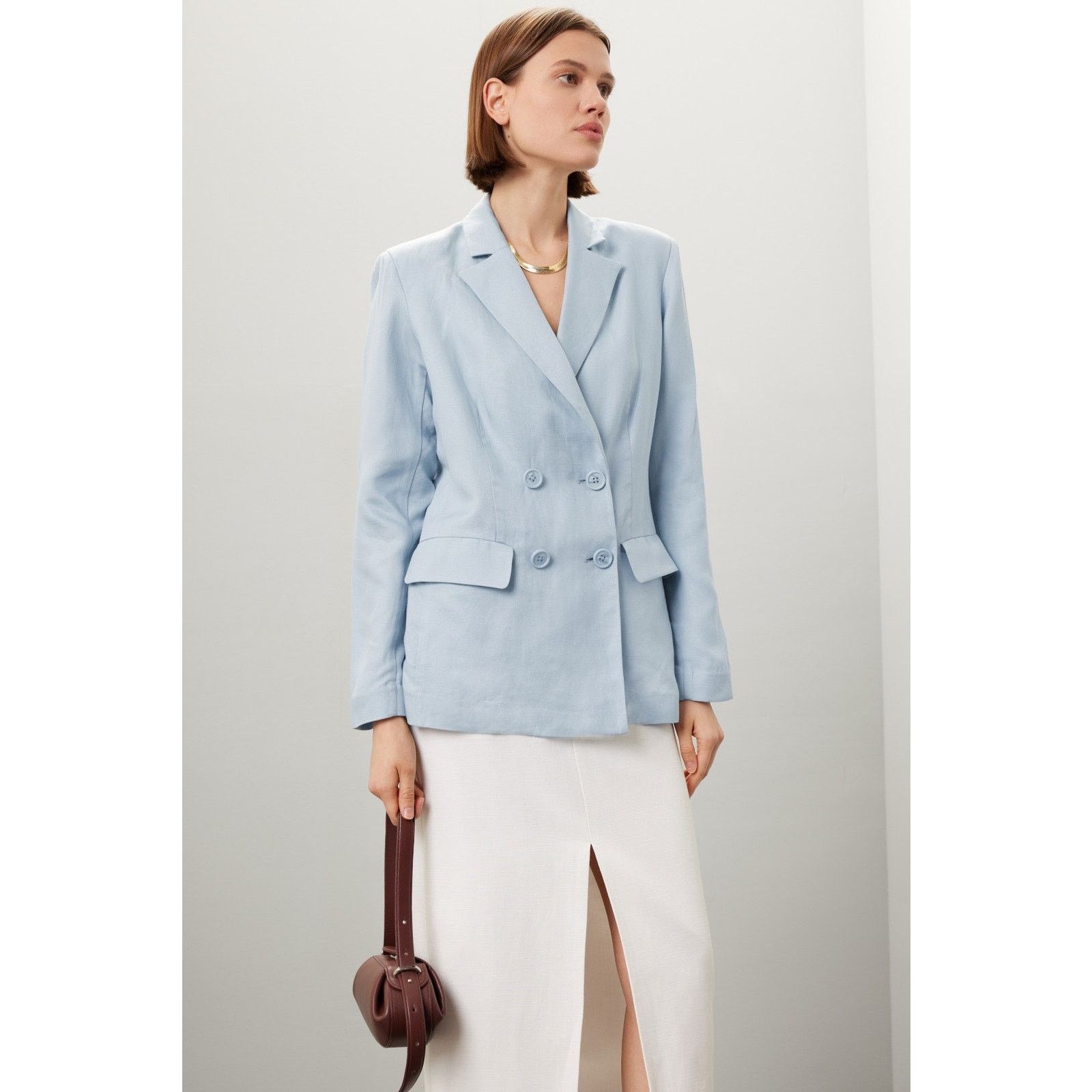 Rosetta Getty Rosetta Getty Collective Blue Double Breasted Blazer sz 8 Size M / US 6-8 / IT 42-44 - 1 Thumbnail
