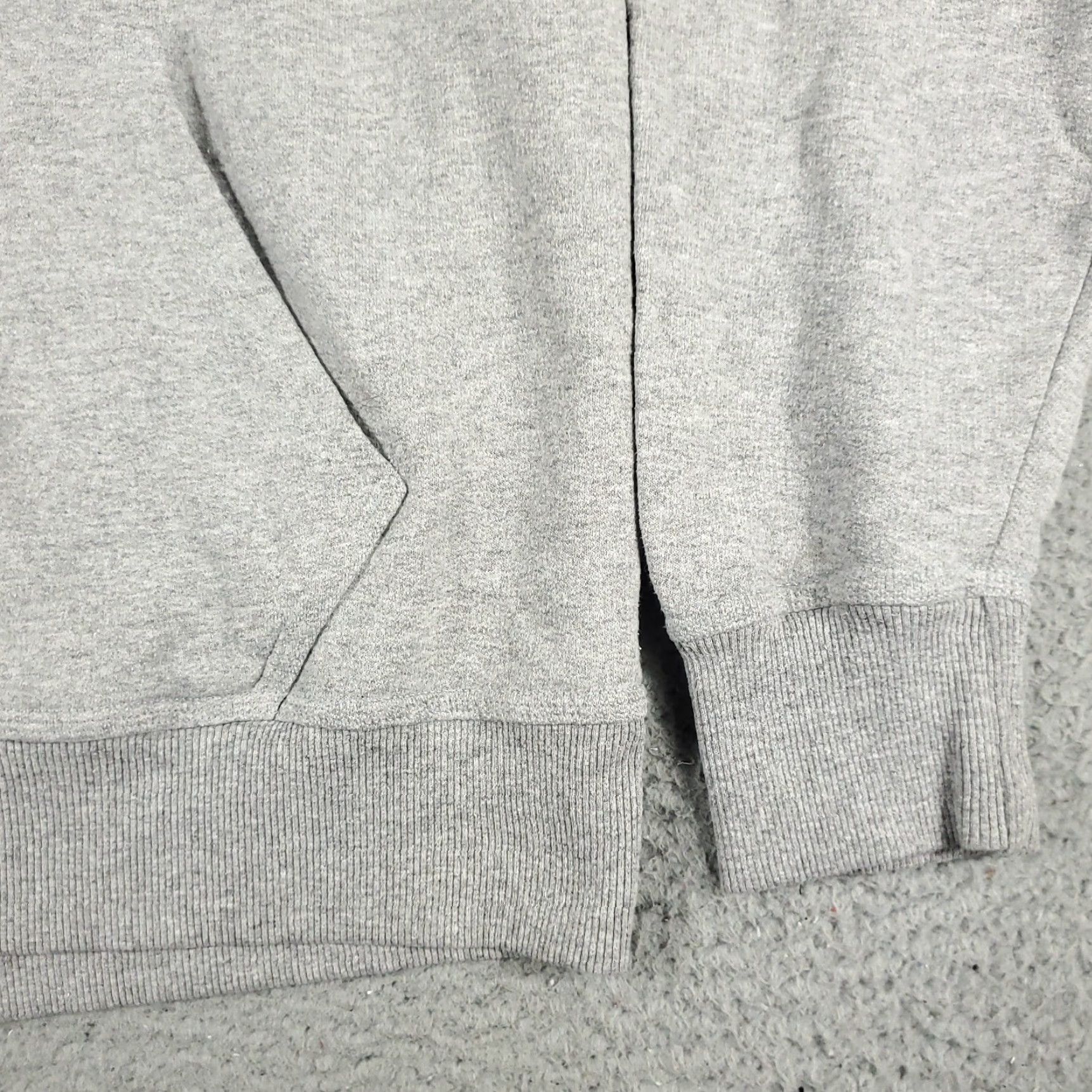 Champion VINTAGE Champion Hoodie Pullover Mens Large Gray Cotton Blend Logo Zipper Sports Autumn Winter Size US L / EU 52-54 / 3 - 5 Thumbnail