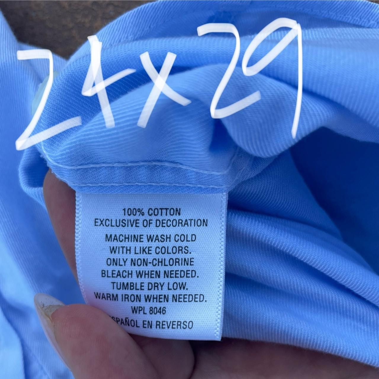 I.N.C INC international concepts Blue button-down shirt sz L Size US L / EU 52-54 / 3 - 5 Thumbnail