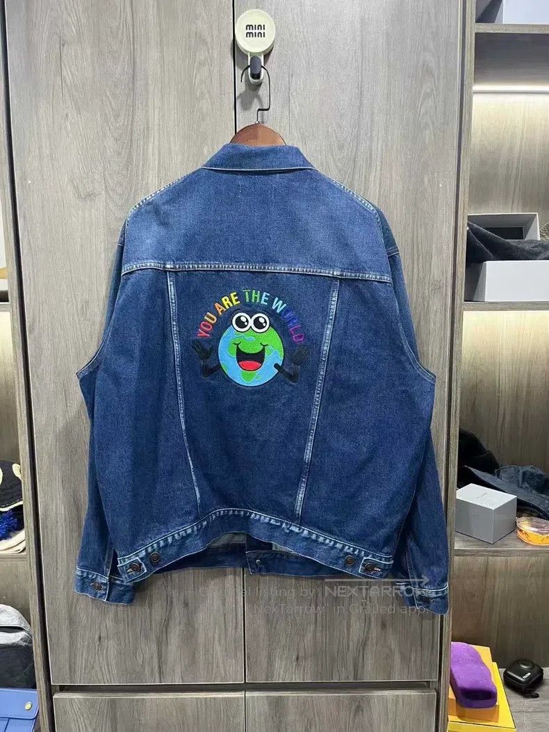 Balenciaga Balenciaga Earth Denim Jacket Size XXS / US 00 / IT 34 - 6 Thumbnail