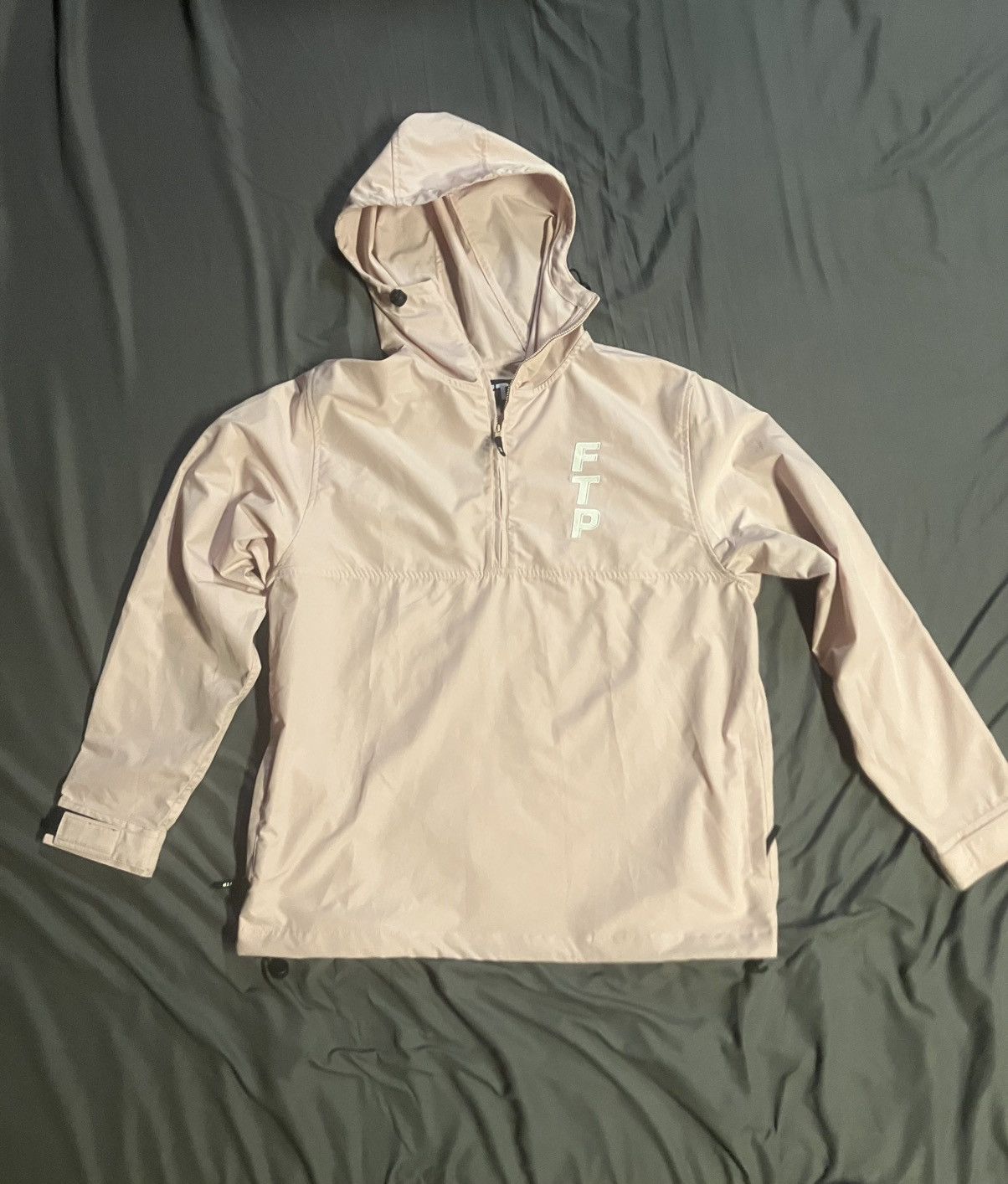 Fuck The Population FTP Vertical Logo anorak - dusty pink SS22 size M Size US M / EU 48-50 / 2 - 3 Thumbnail