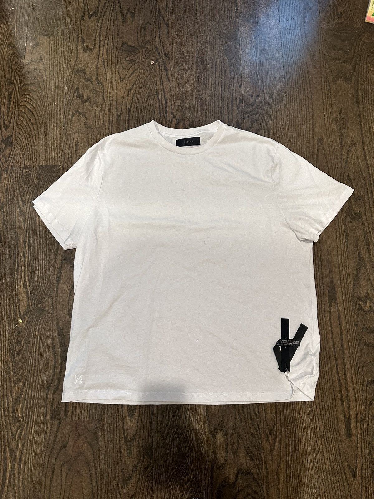 image of Amiri White Tee Shirt, Men's (Size 2XL)