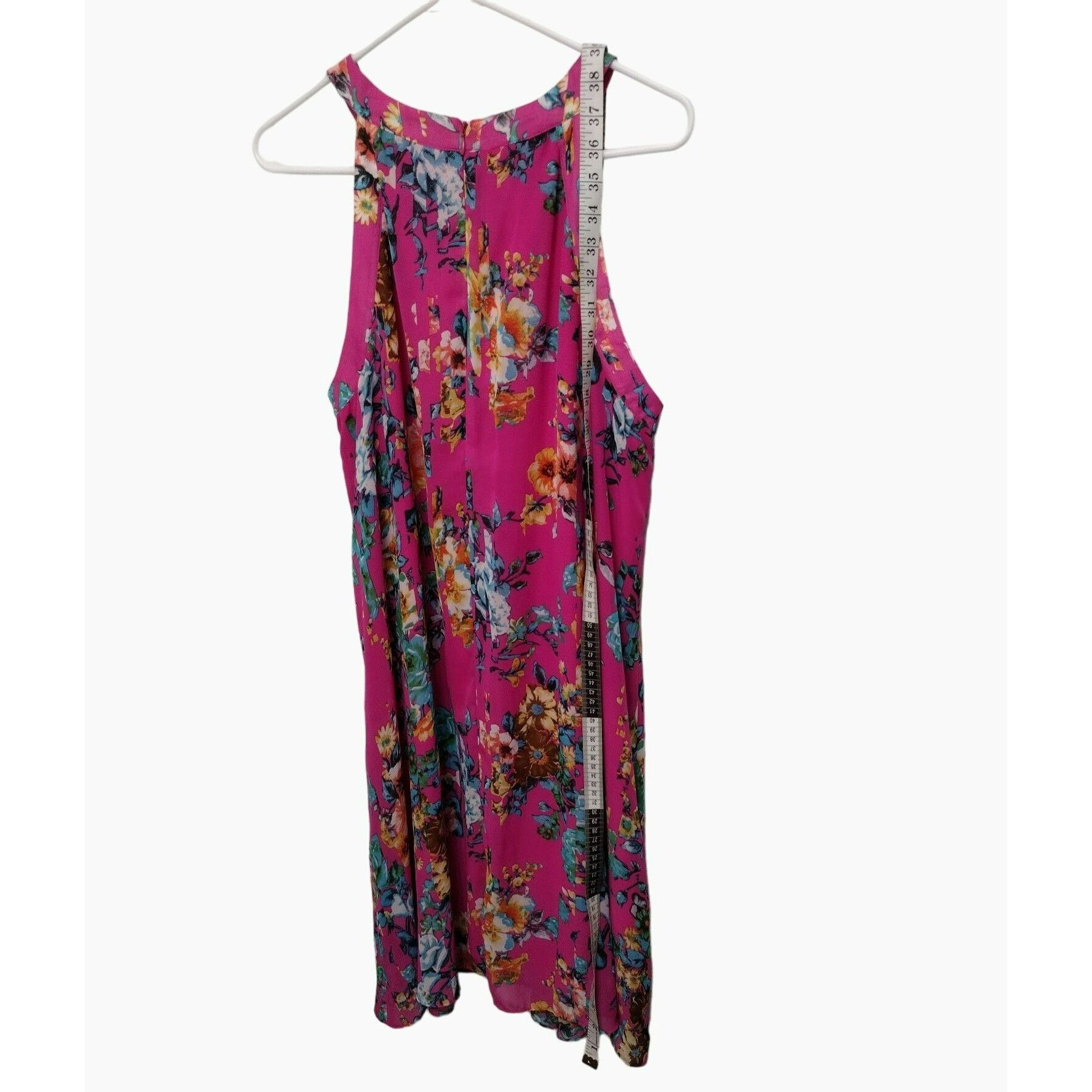 Betsey Johnson Betsey Johnson Women's Size 12 Pink Floral Sleeveless Dress Size XL / US 12-14 / IT 48-50 - 6 Thumbnail