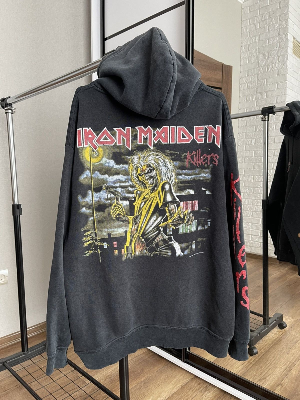 Iron Maiden Iron Maiden Killers Vintage Hoodie 90s Size US XL / EU 56 / 4 - 3 Thumbnail