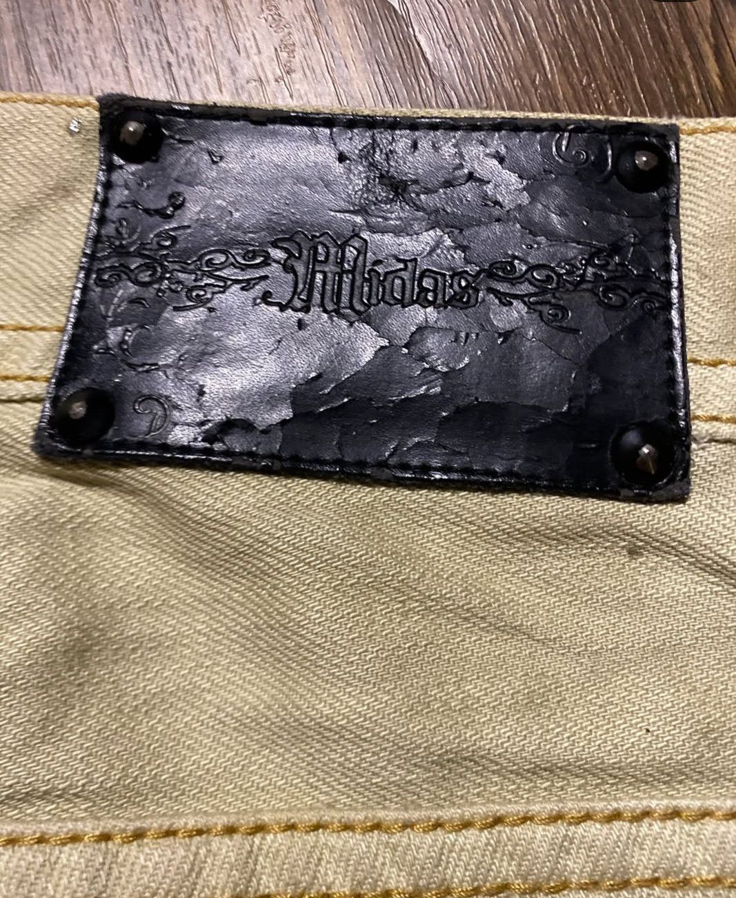 Tornado Mart Midas flare distressed denim punk Size US 30 / EU 46 - 3 Thumbnail