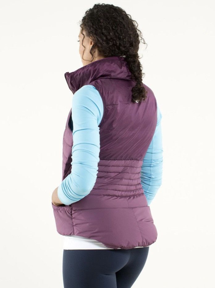 Lululemon Lululemon Fluffin Awesome Vest Plum Sz.6 Size S / US 4 / IT 40 - 6 Thumbnail