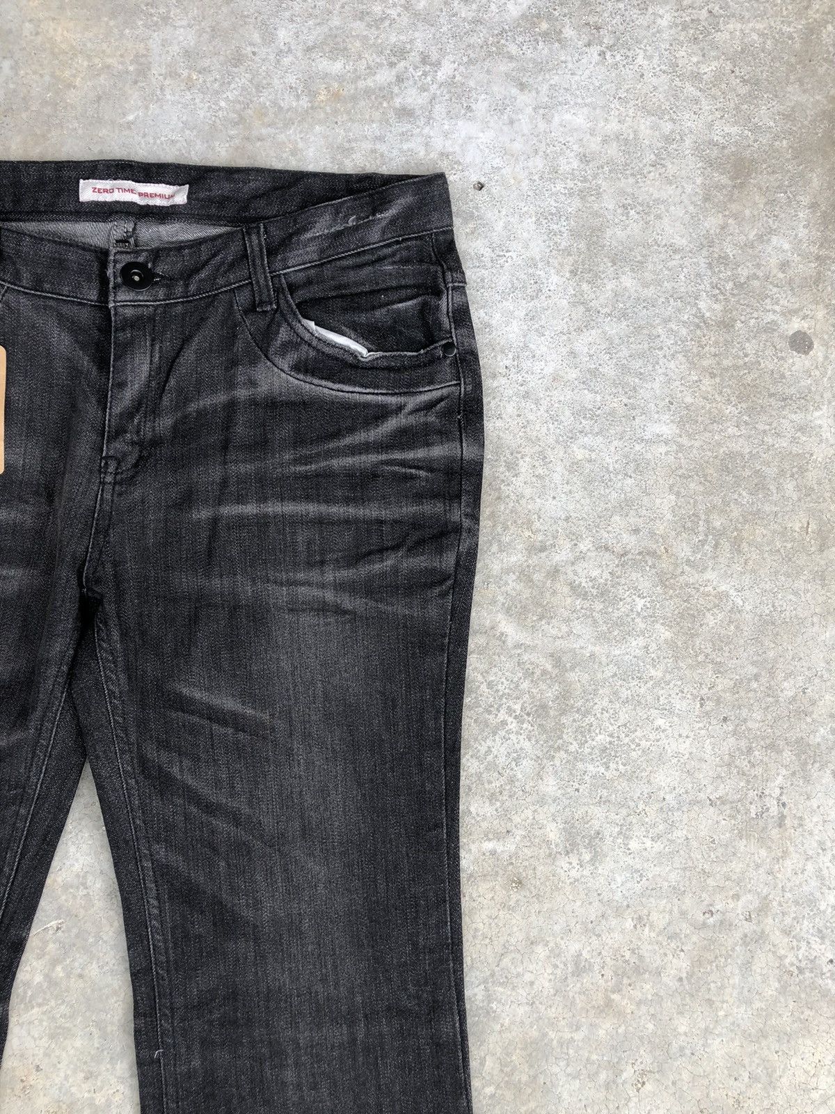 If Six Was Nine Japanese Zero Flared Jeans Distressed Jeans Size US 31 - 5 Thumbnail