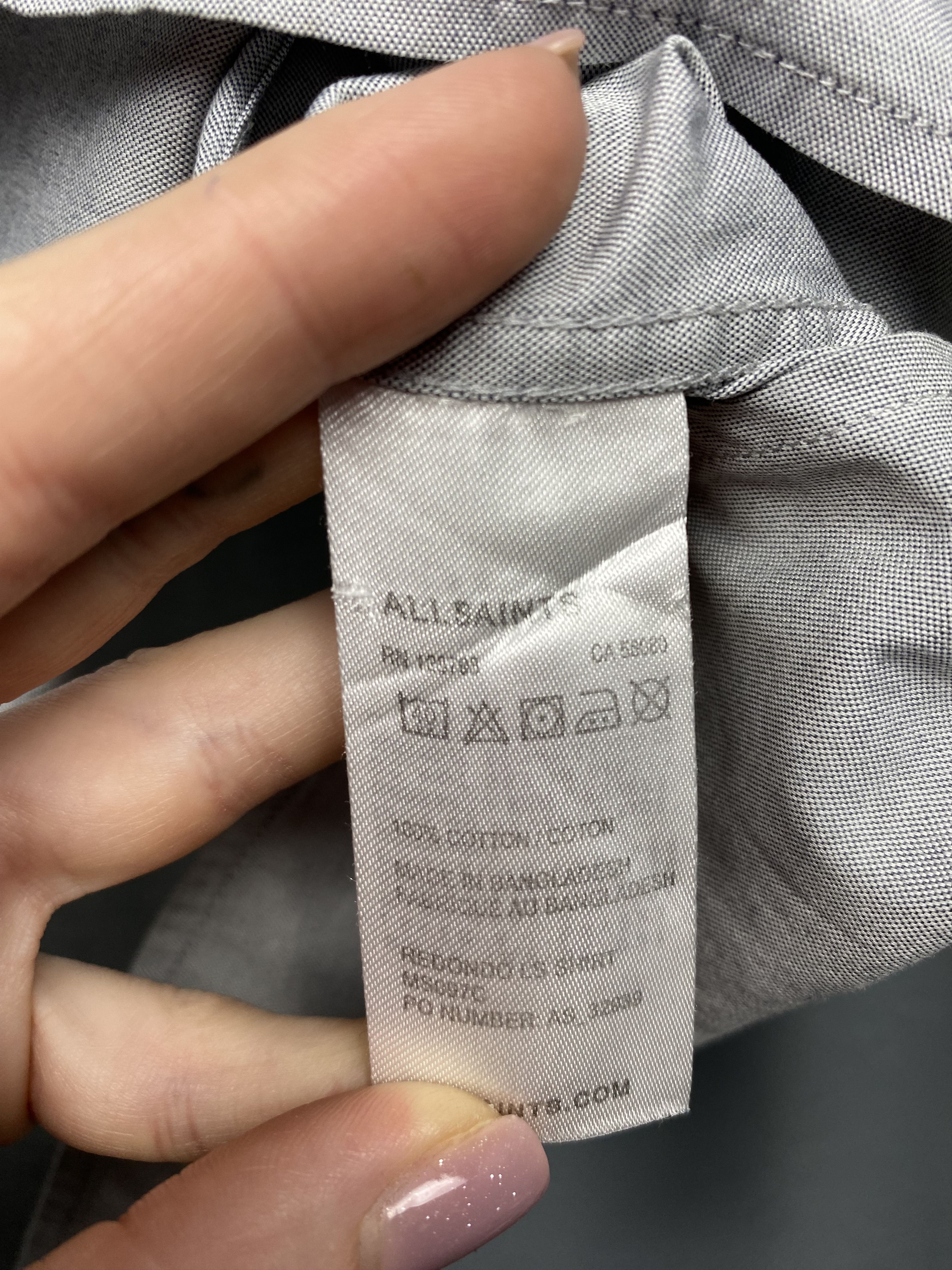 Allsaints × Vintage Allsaints Vintage Mens Redondo Long Sleeve Shirt Size US M / EU 48-50 / 2 - 5 Thumbnail