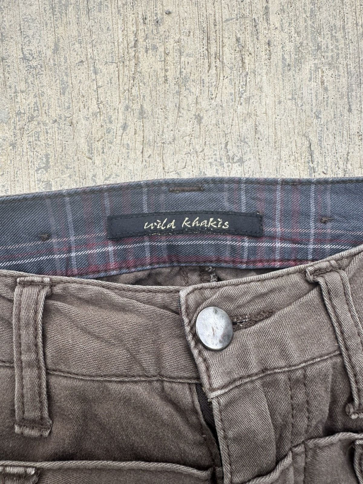 Japanese Brand 2000s wild khakis double waist bondage punk military style Size US 30 / EU 46 - 5 Thumbnail