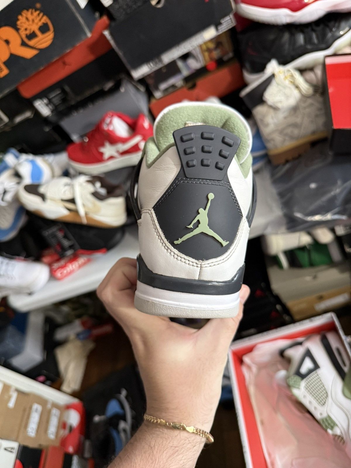 Jordan Brand Jordan retro 4 seafoam sz 8.5m/10w Size US 8.5 / EU 41-42 - 4 Thumbnail
