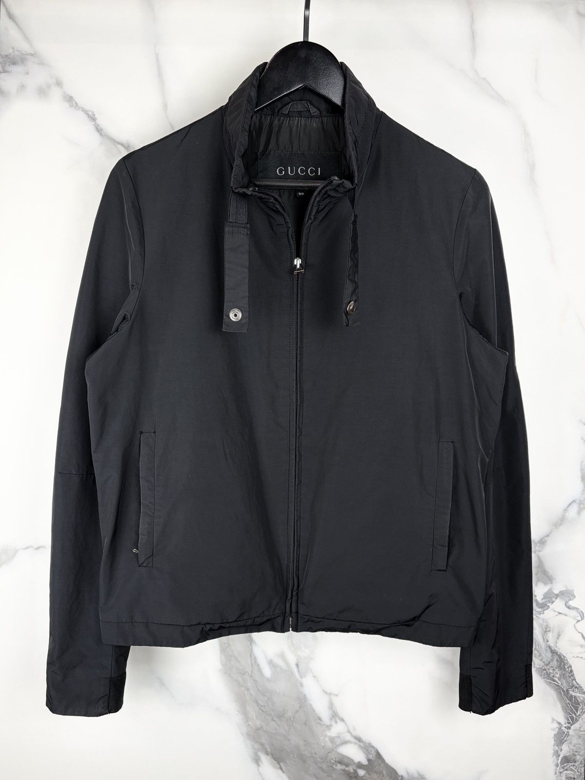 Gucci Gucci Tom Ford Vintage Padded Nylon Bomber Jacket Black Size US M / EU 48-50 / 2 - 1 Thumbnail