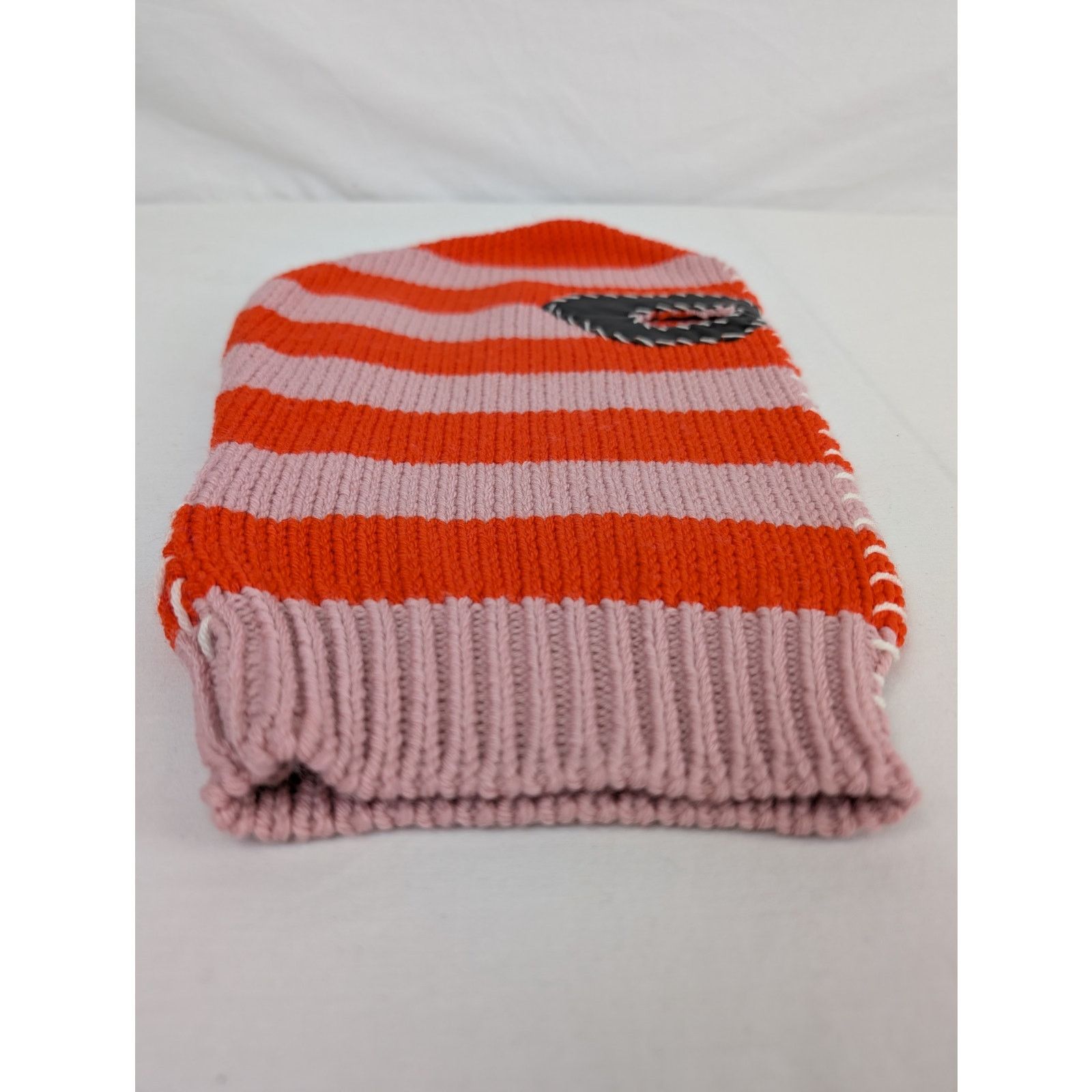 Marni o1rshd1 Size: M / Balaclava Scarf Cap / Hat in Red Stripe Size ONE SIZE - 4 Thumbnail