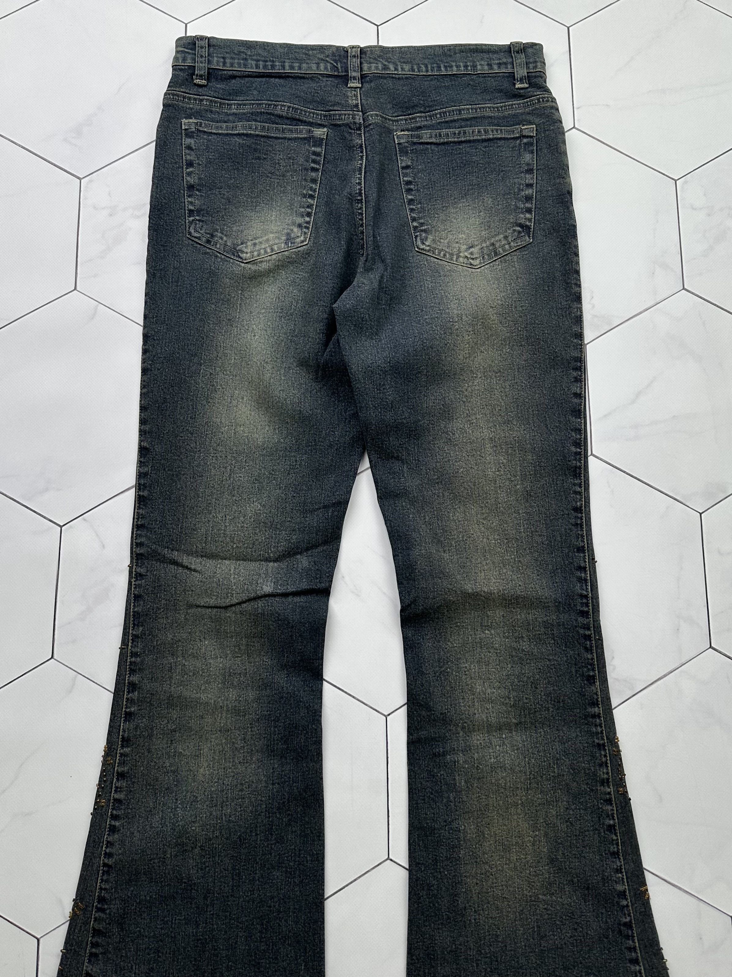 Japanese Brand × Vintage Vintage Faded Flare Jeans Size 27" / US 4 / IT 40 - 5 Thumbnail