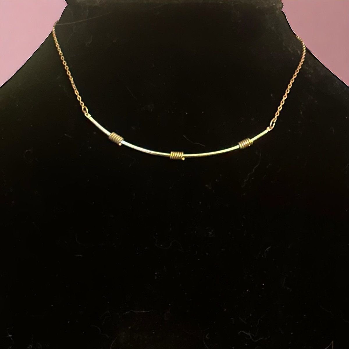 Other × Vintage Vintage Sarah Coventry two tone curved bar necklace Size ONE SIZE - 1 Thumbnail