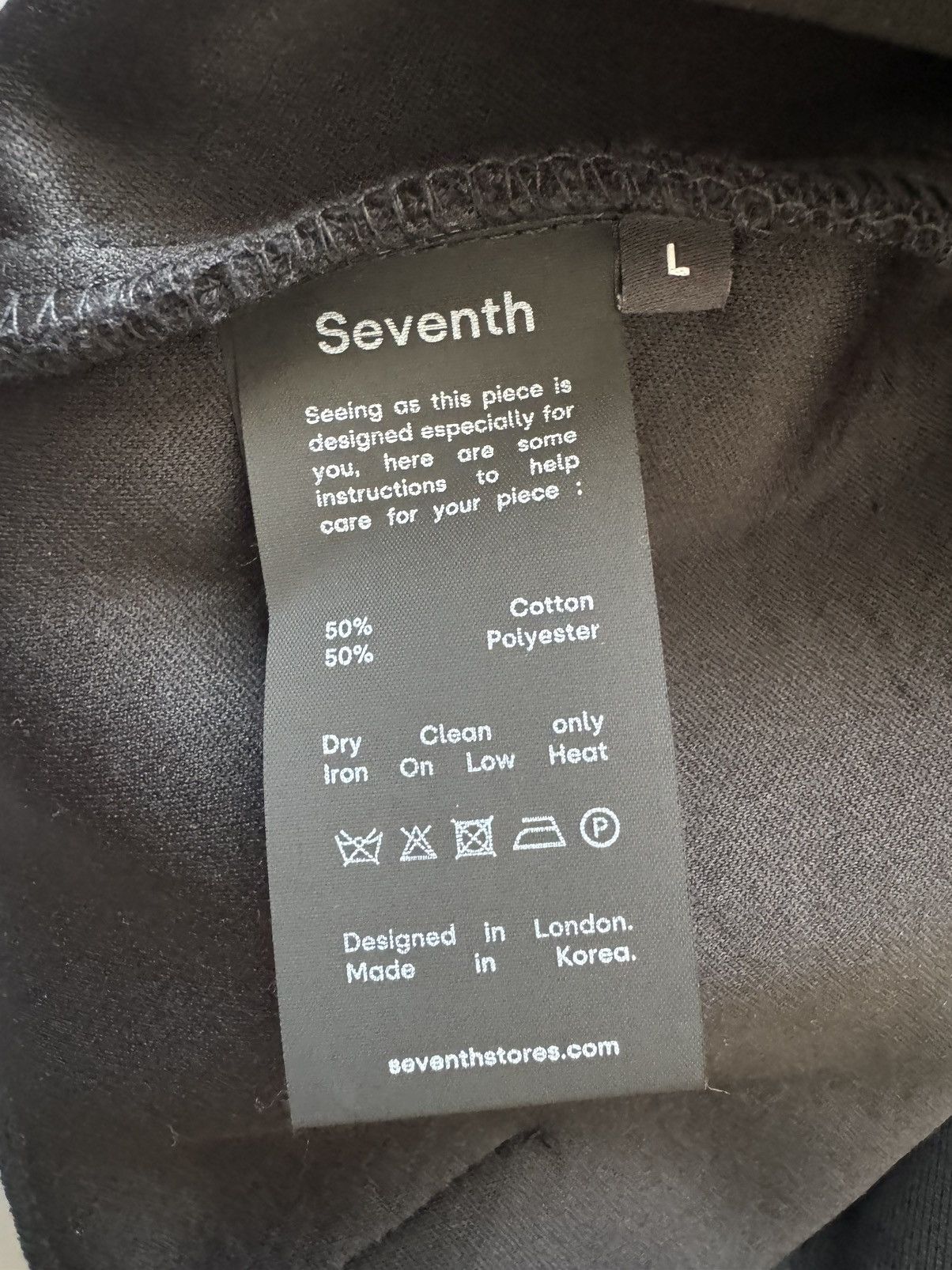 Seventh Seventh Black V2 Heavyweight Zipped Hoodie New With Tags Size US L / EU 52-54 / 3 - 5 Thumbnail