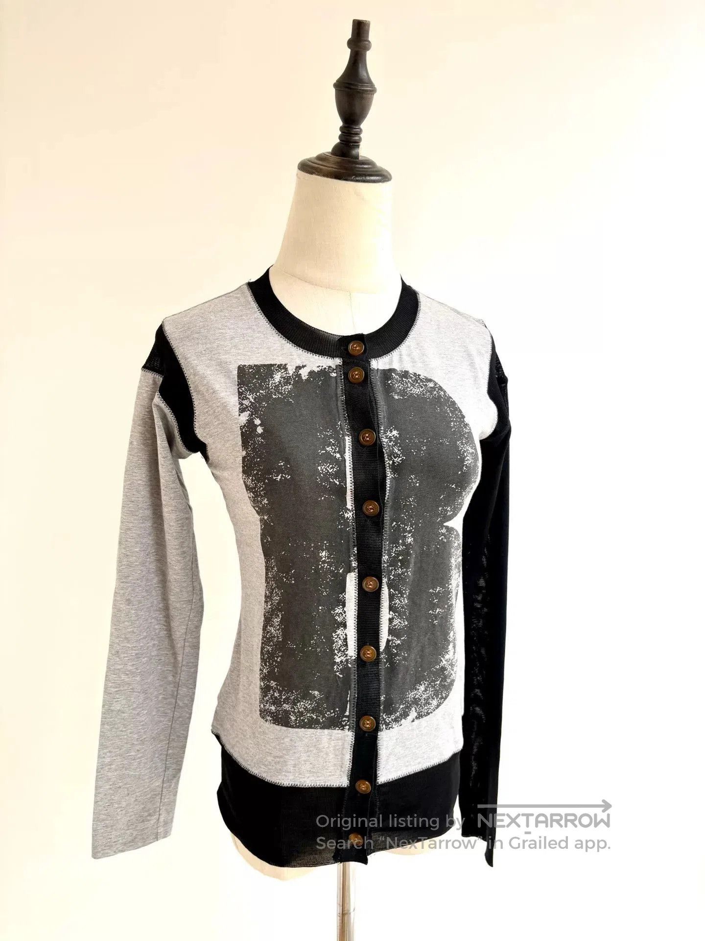 Vivienne Westwood vivienne westwood gray black letter B cardigan. Size M / US 6-8 / IT 42-44 - 4 Thumbnail