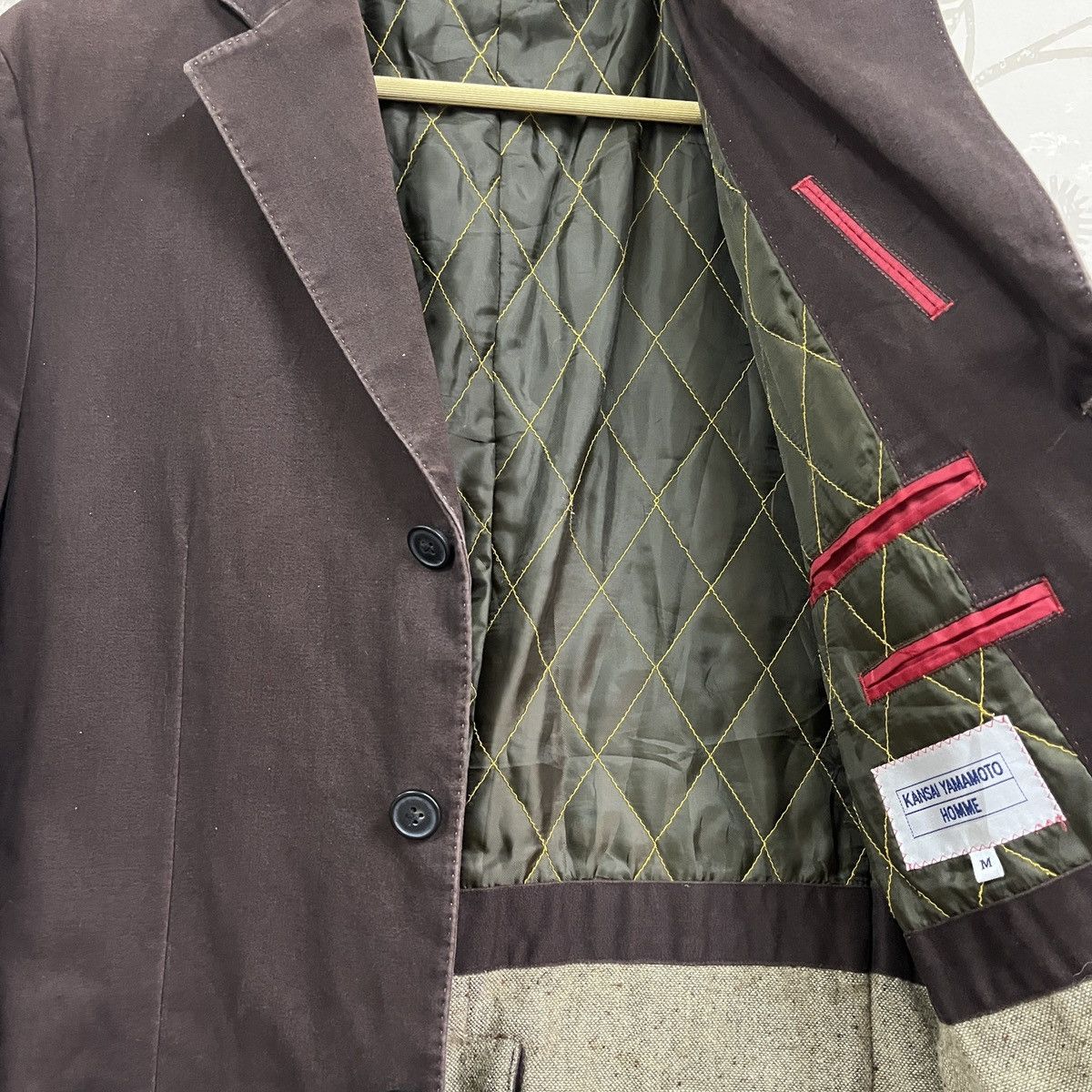 Kansai Yamamoto Kansai Yamamoto Homme Three Buttons Coat Jacket Size US M / EU 48-50 / 2 - 13 Thumbnail