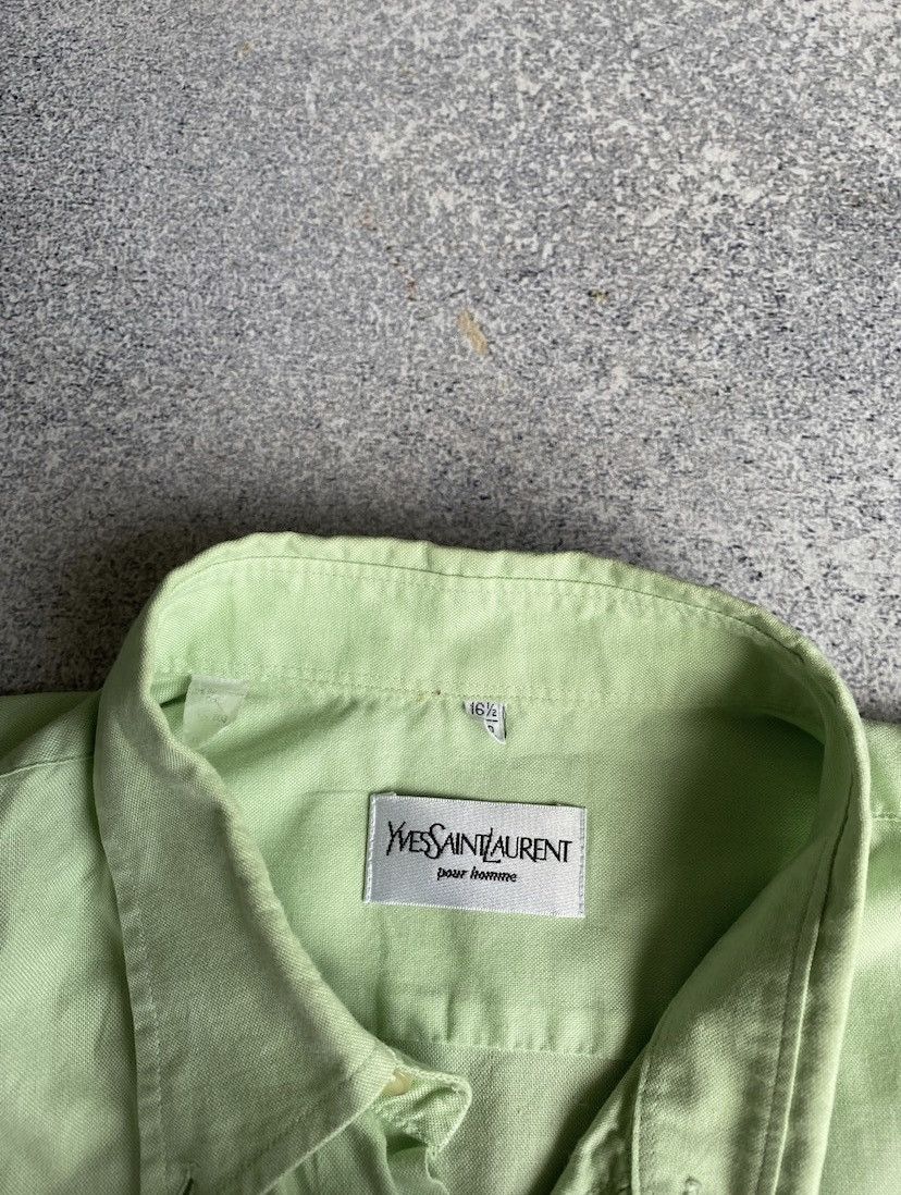 Vintage × Yves Saint Laurent Yves Saint Laurent Vintage Short sleeve button up Size US M / EU 48-50 / 2 - 3 Thumbnail