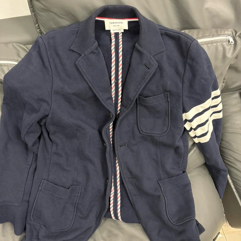 Thom Browne Thom Browne A suit jacket with a white shirt Size US M / EU 48-50 / 2 - 1 Thumbnail